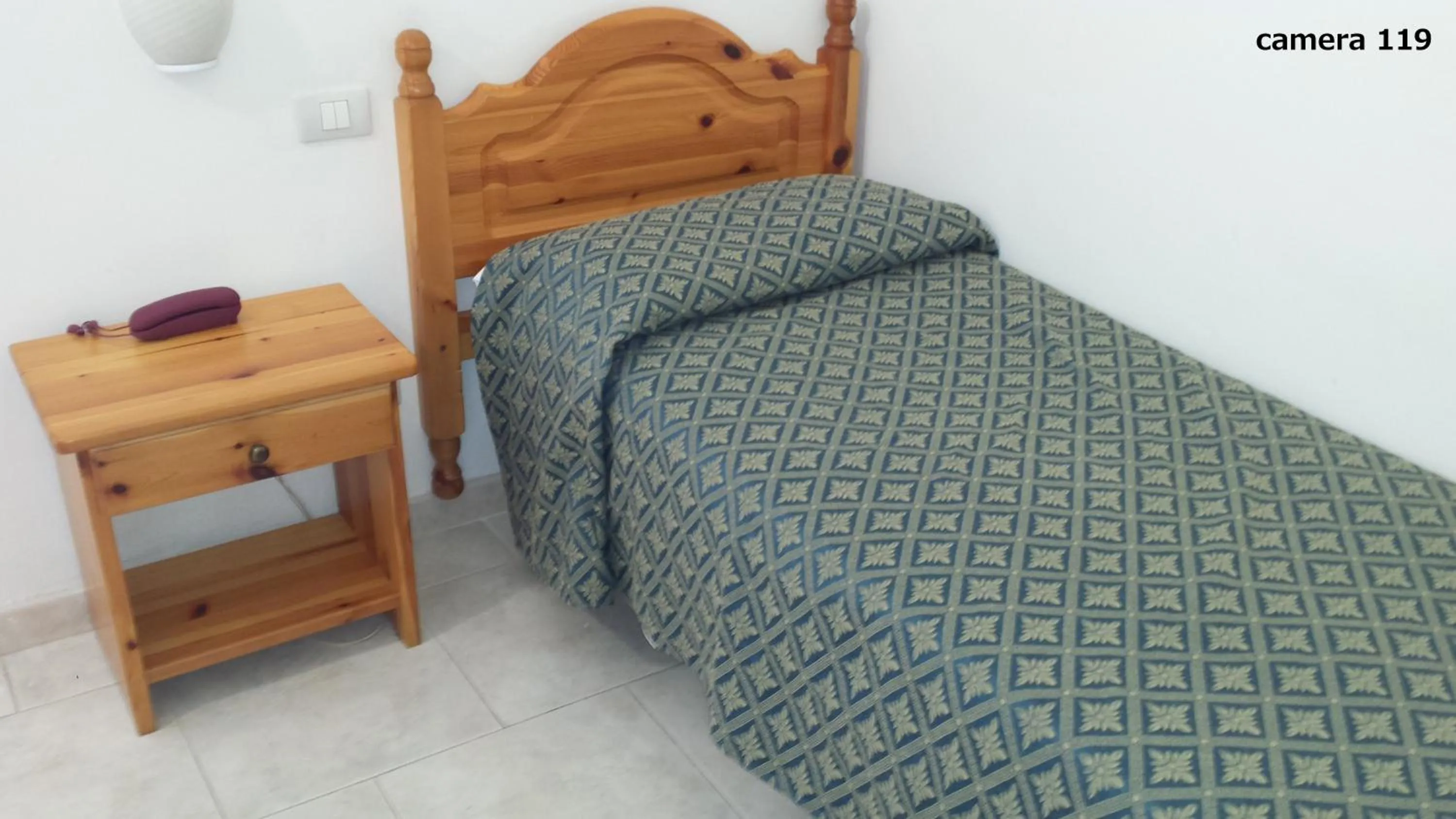 Bed in Hotel Castiglione