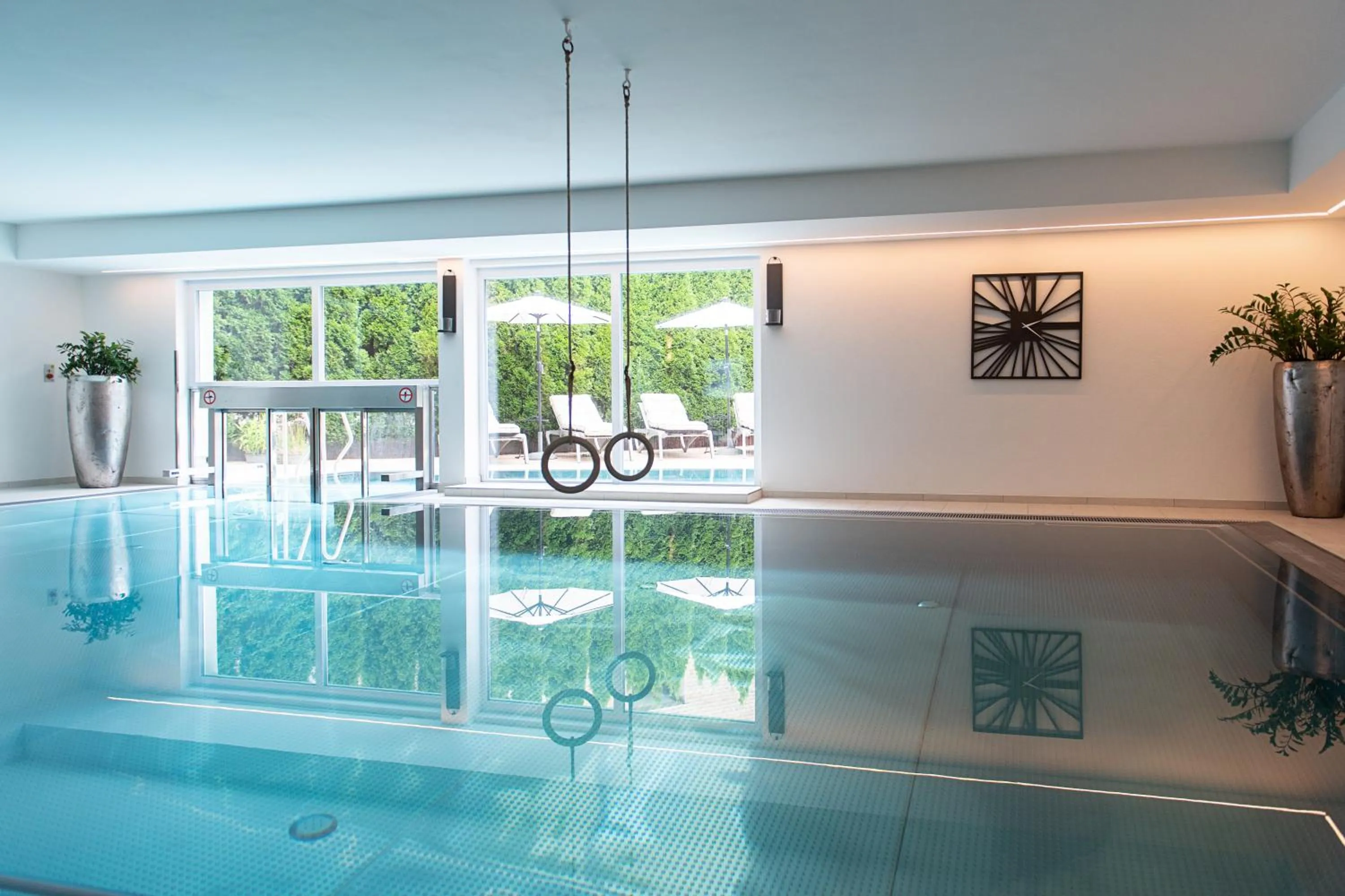 Pool view in Kräuter & Spa-Hotel Das Schäfer - Adults only