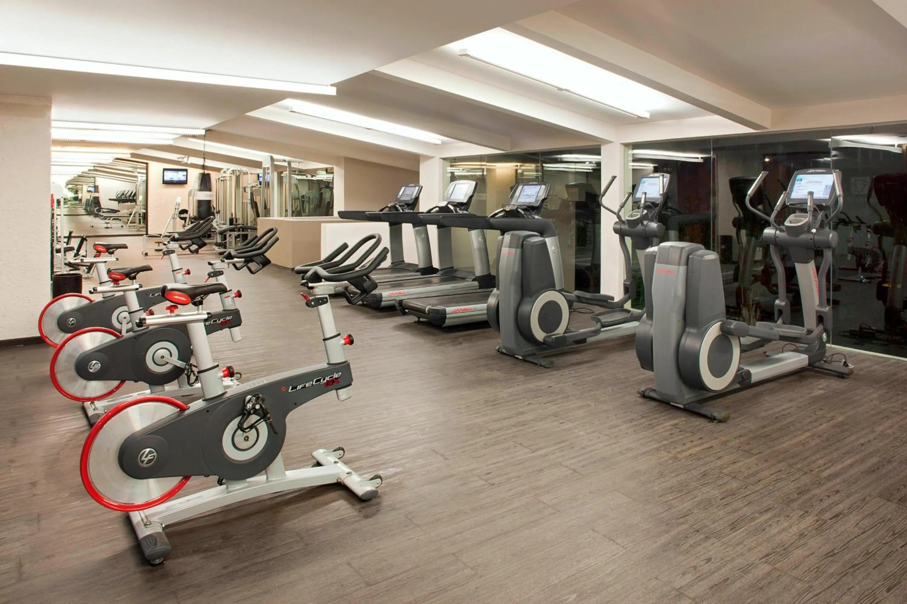 Fitness centre/facilities in Marriott Tuxtla Gutierrez Hotel