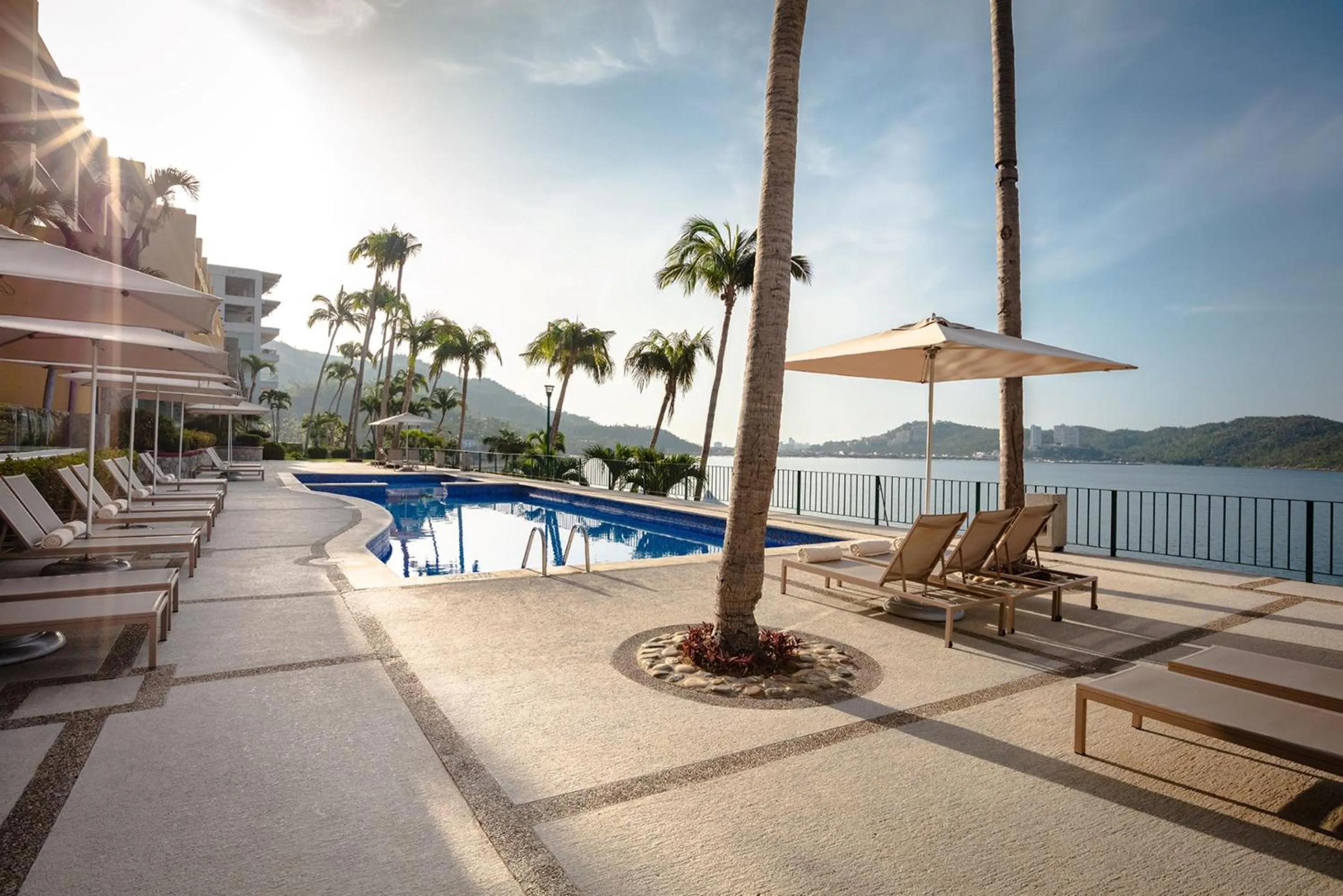 Swimming pool in Camino Real Acapulco Diamante