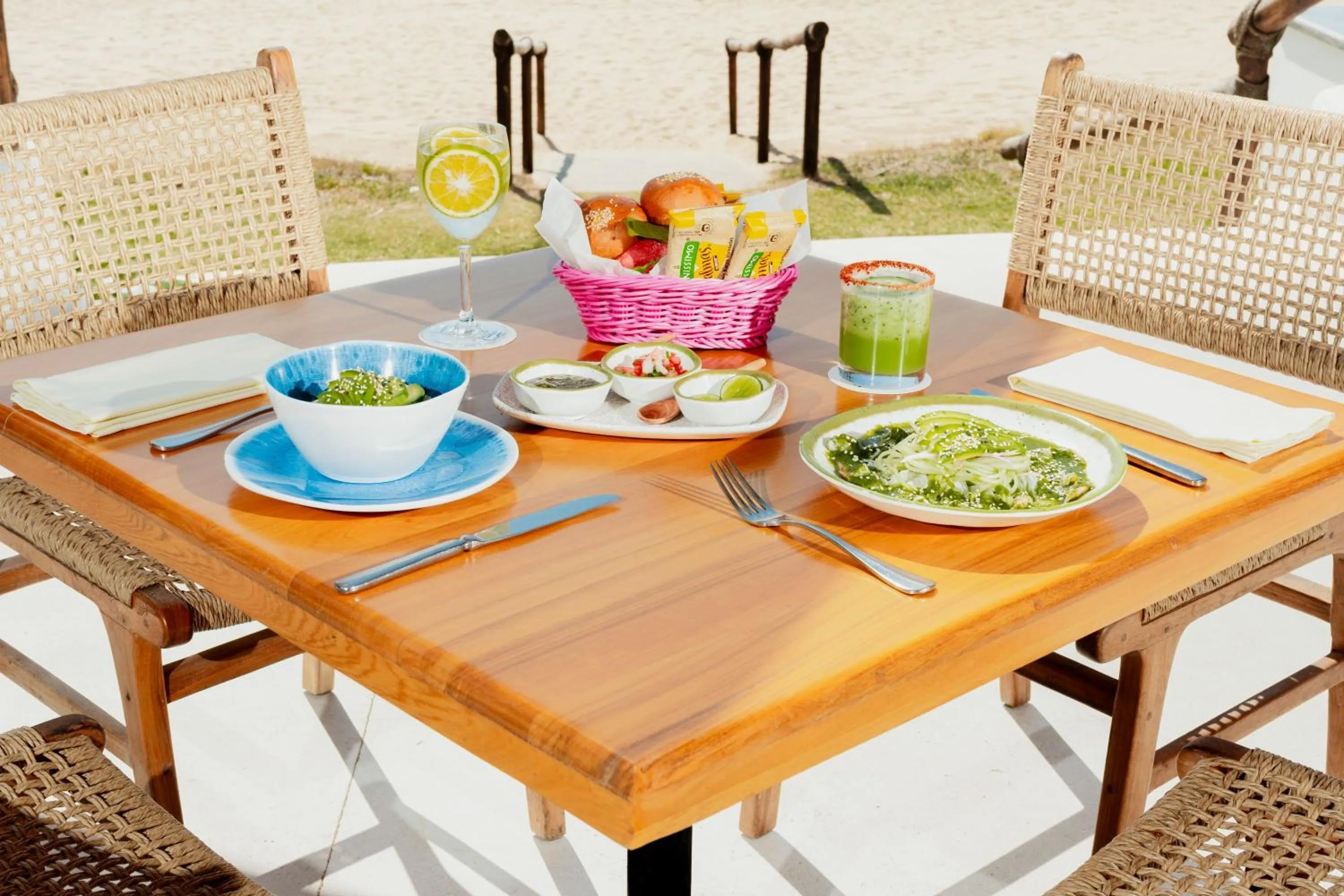 Food and drinks in Camino Real Zaashila Huatulco