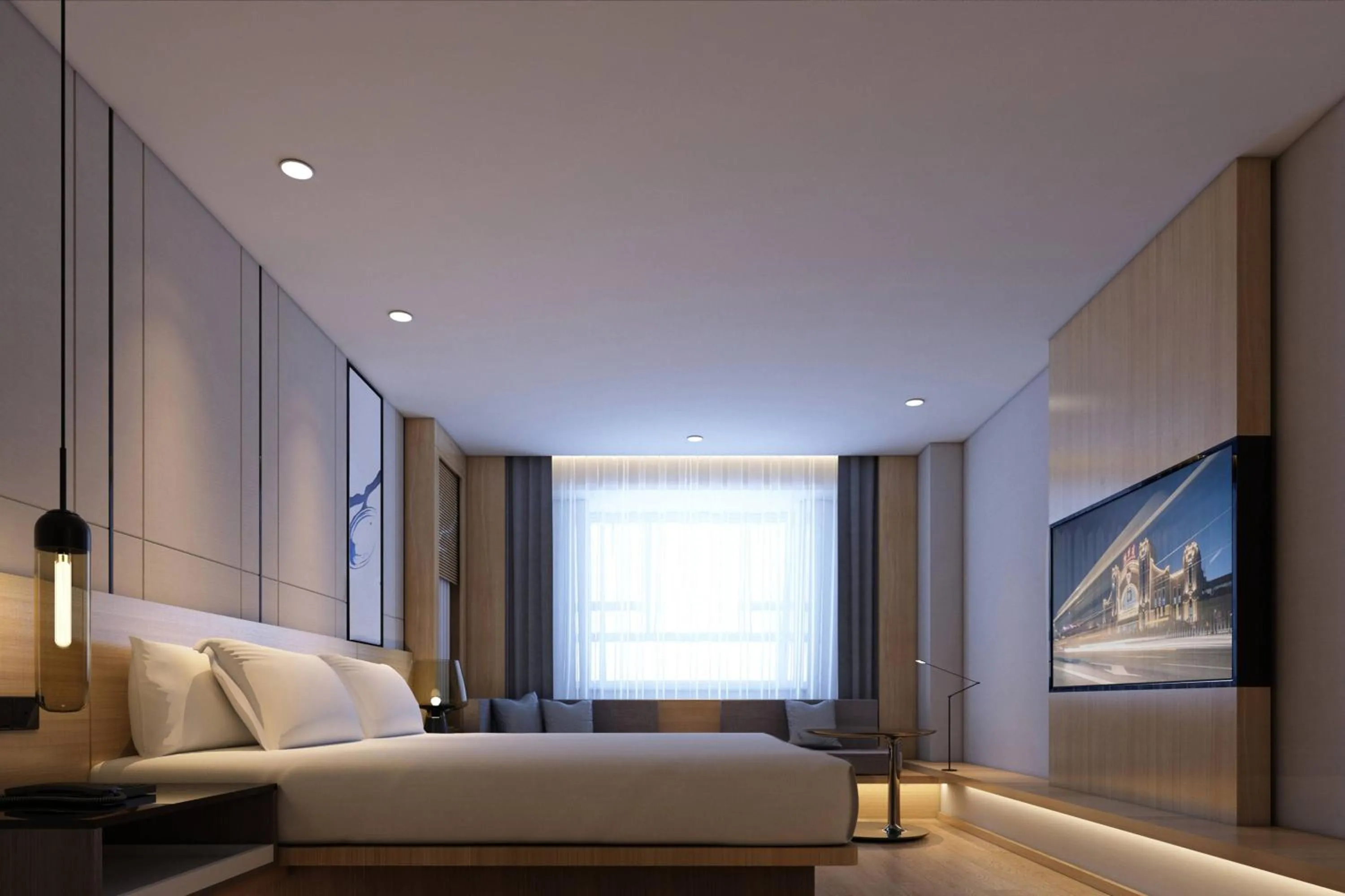 Photo of the whole room, Bed in Fairfield by Marriott Harbin Downtown