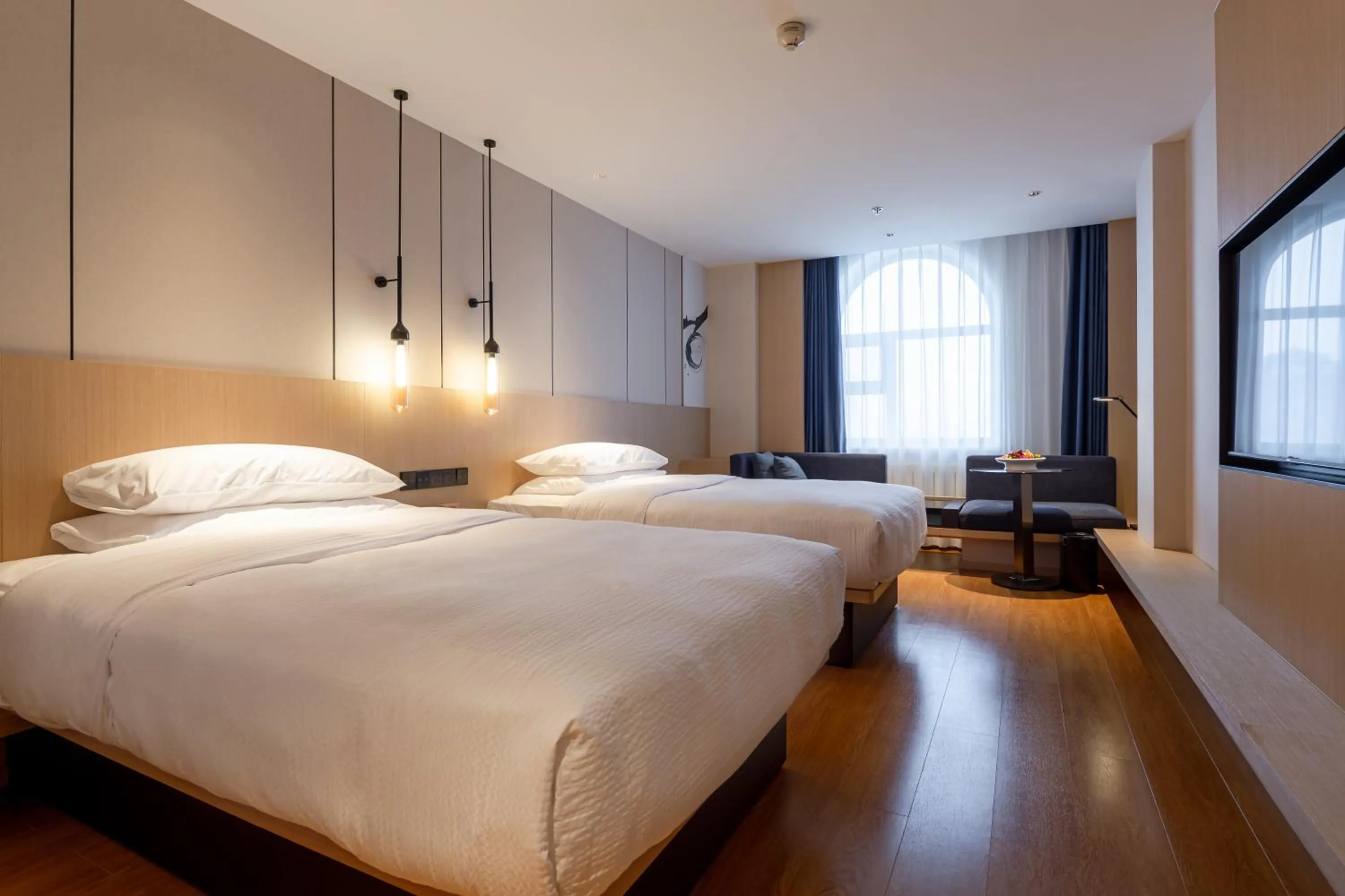 TV and multimedia, Bed in Fairfield by Marriott Harbin Downtown