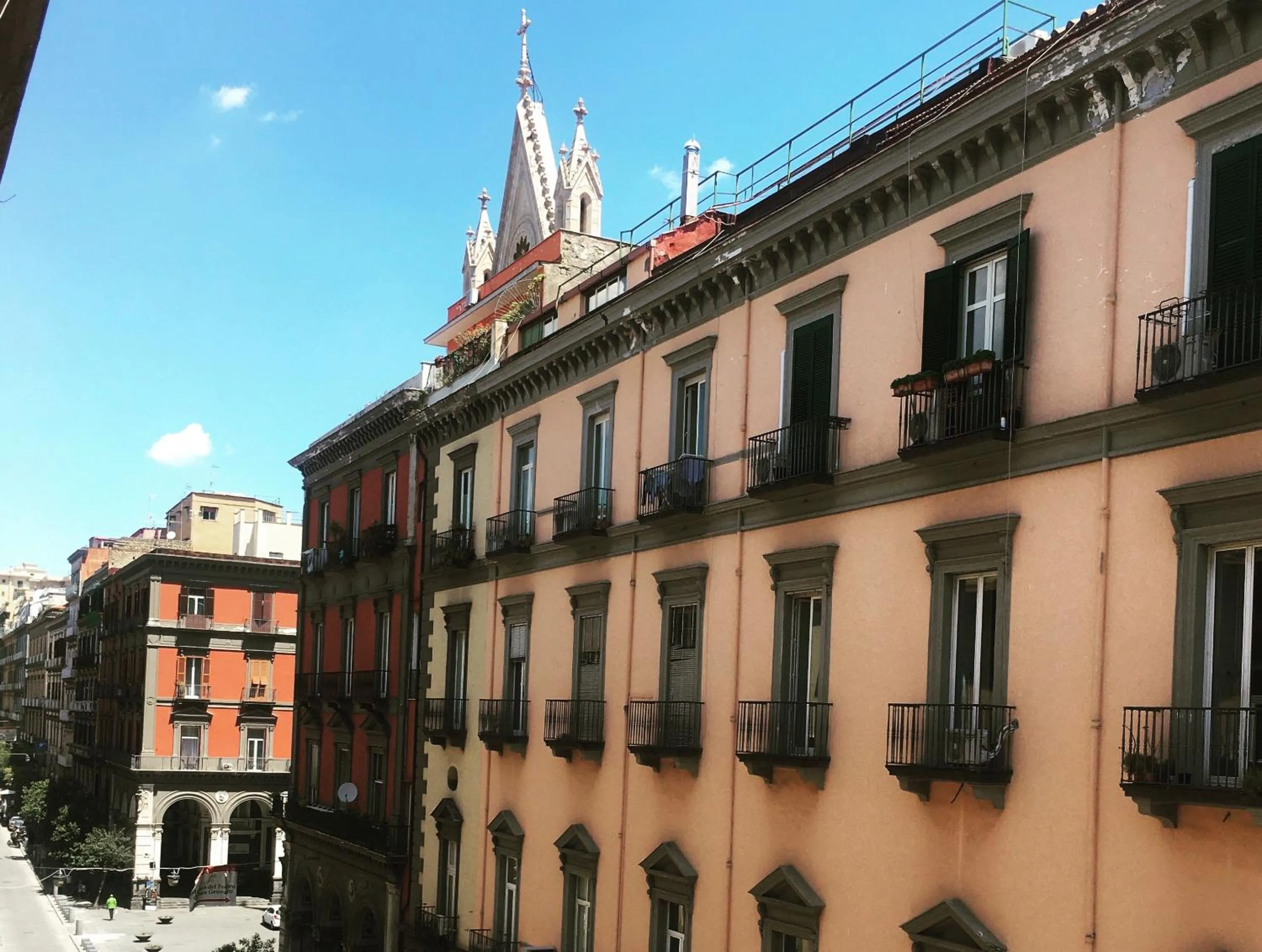 City view in Bed Boutique Napoli Colors