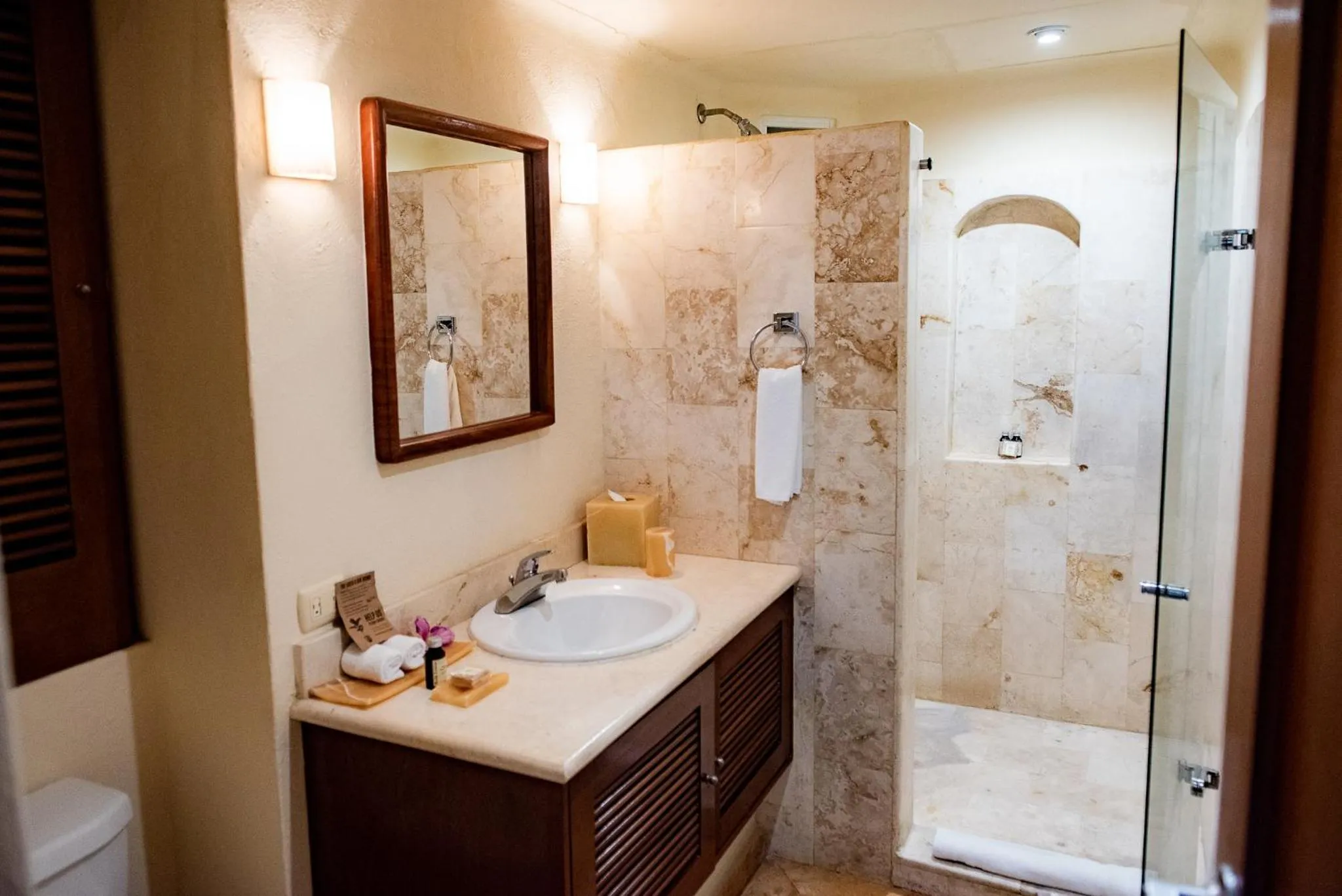 Shower in Villas Sacbe Condo Hotel and Beach Club