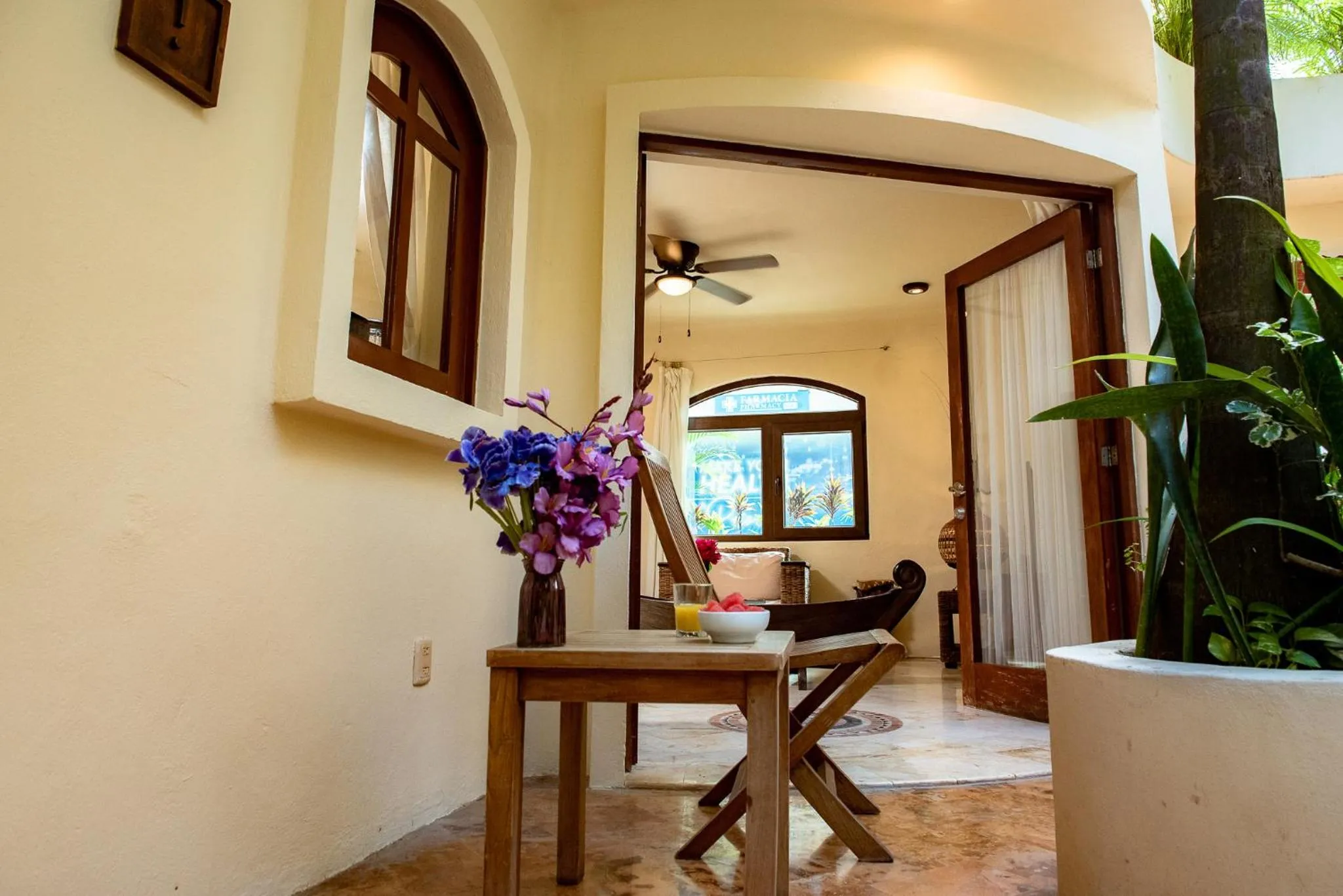 Patio in Villas Sacbe Condo Hotel and Beach Club