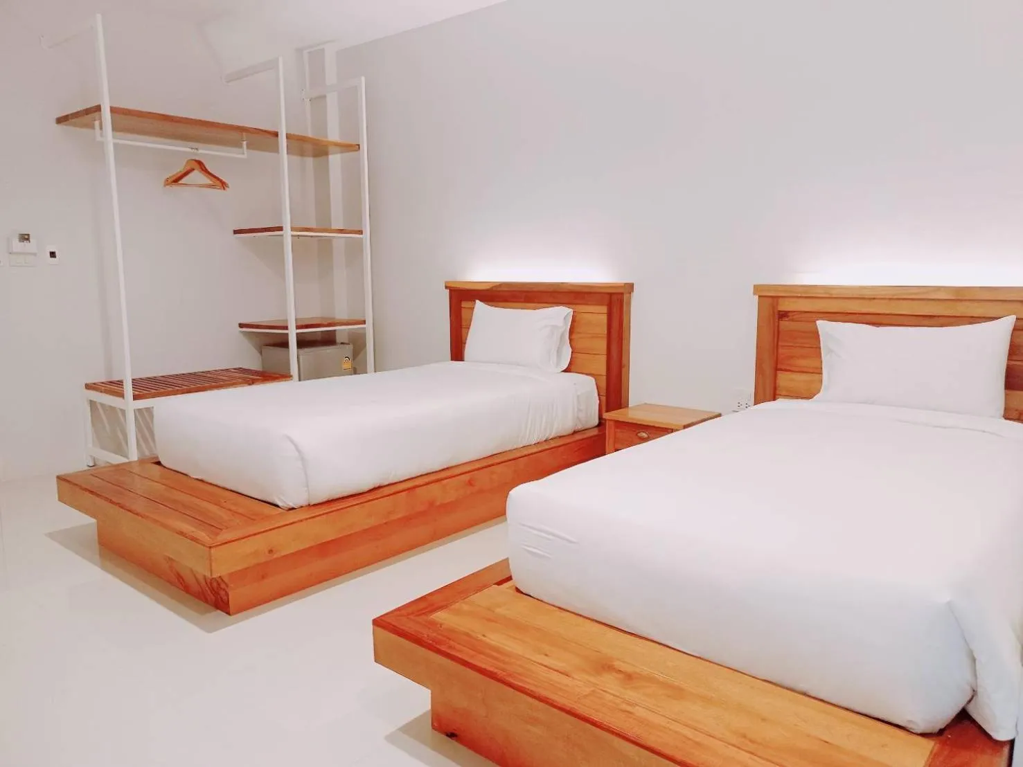 Photo of the whole room, Bed in Greenish Ranong Hotel