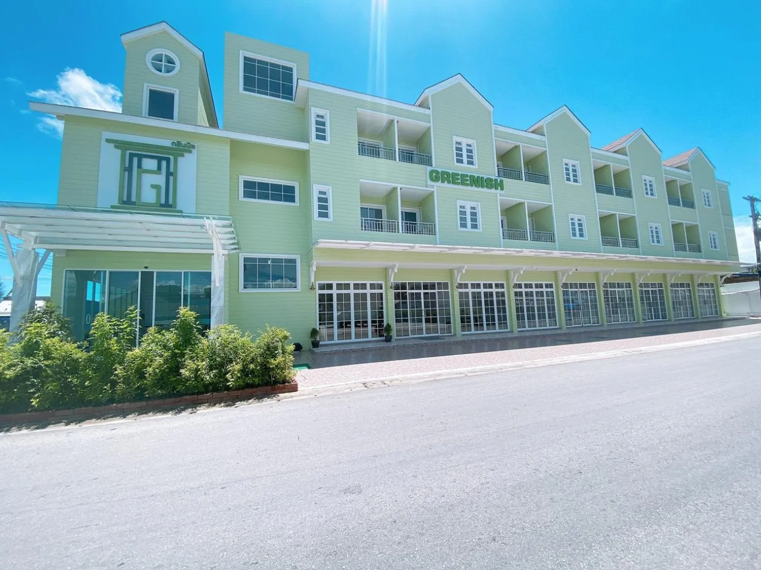 Property building in Greenish Ranong Hotel