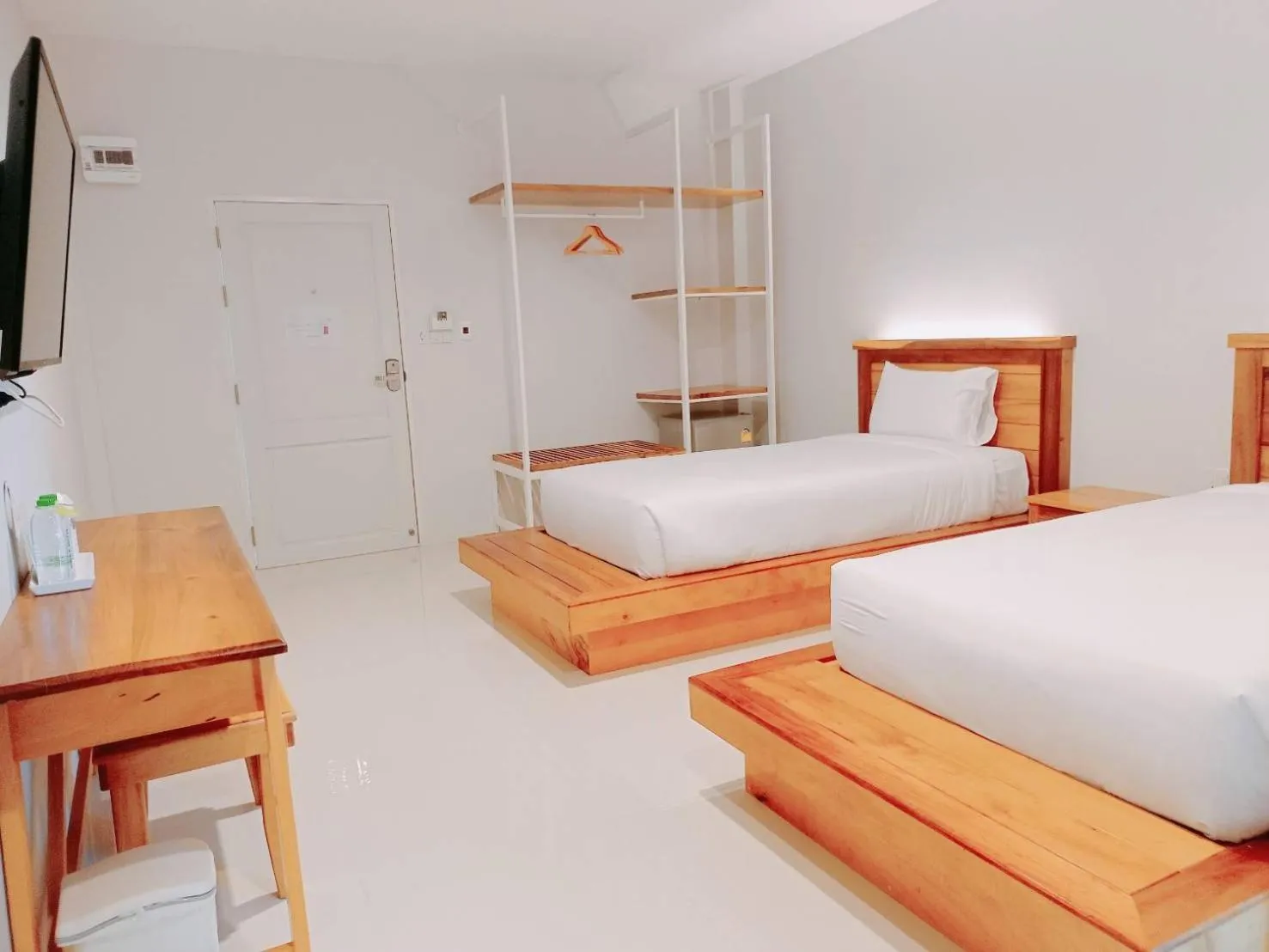 Photo of the whole room, Bed in Greenish Ranong Hotel