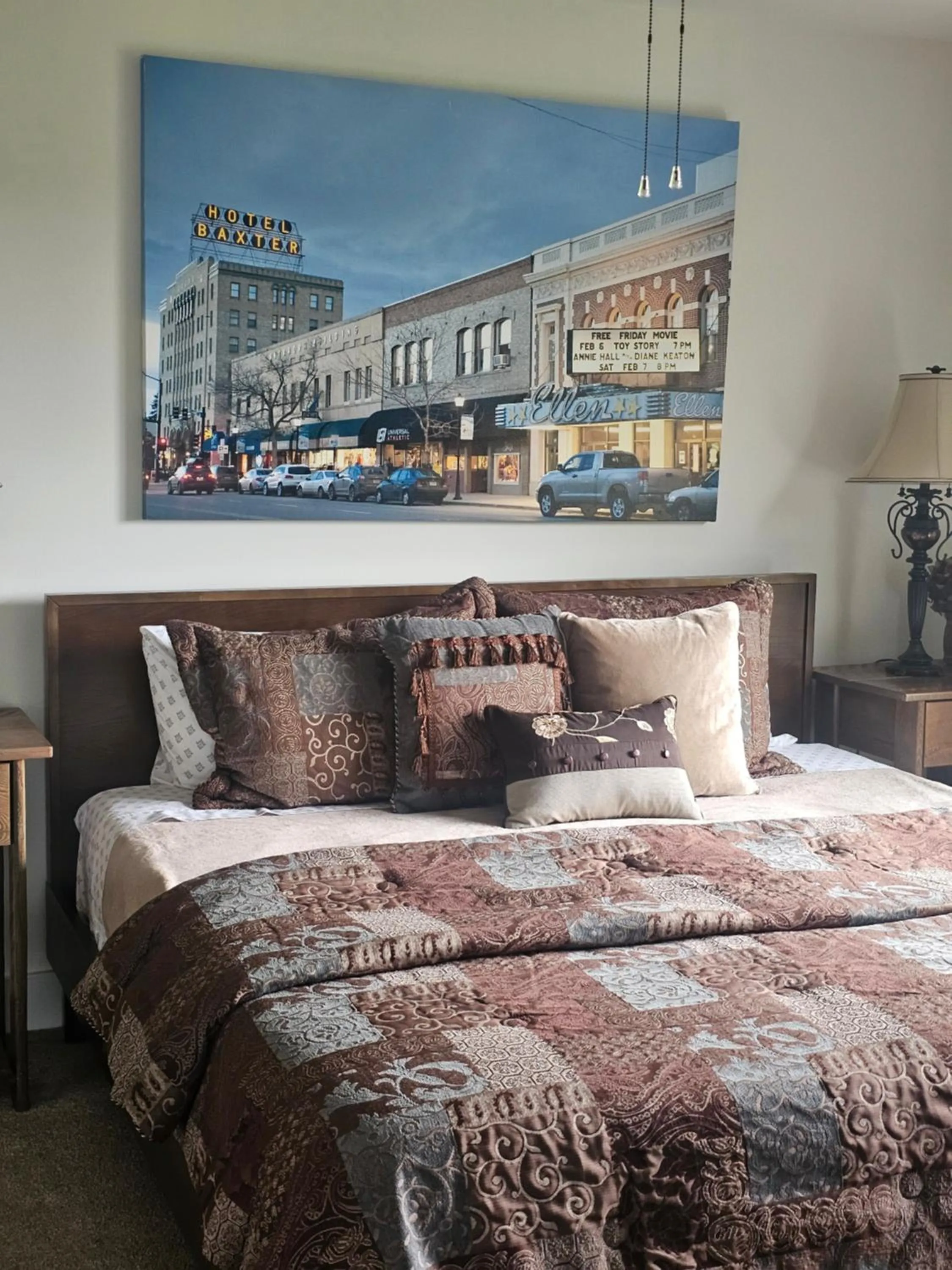 Bed in Among the Aspens Family Cottage