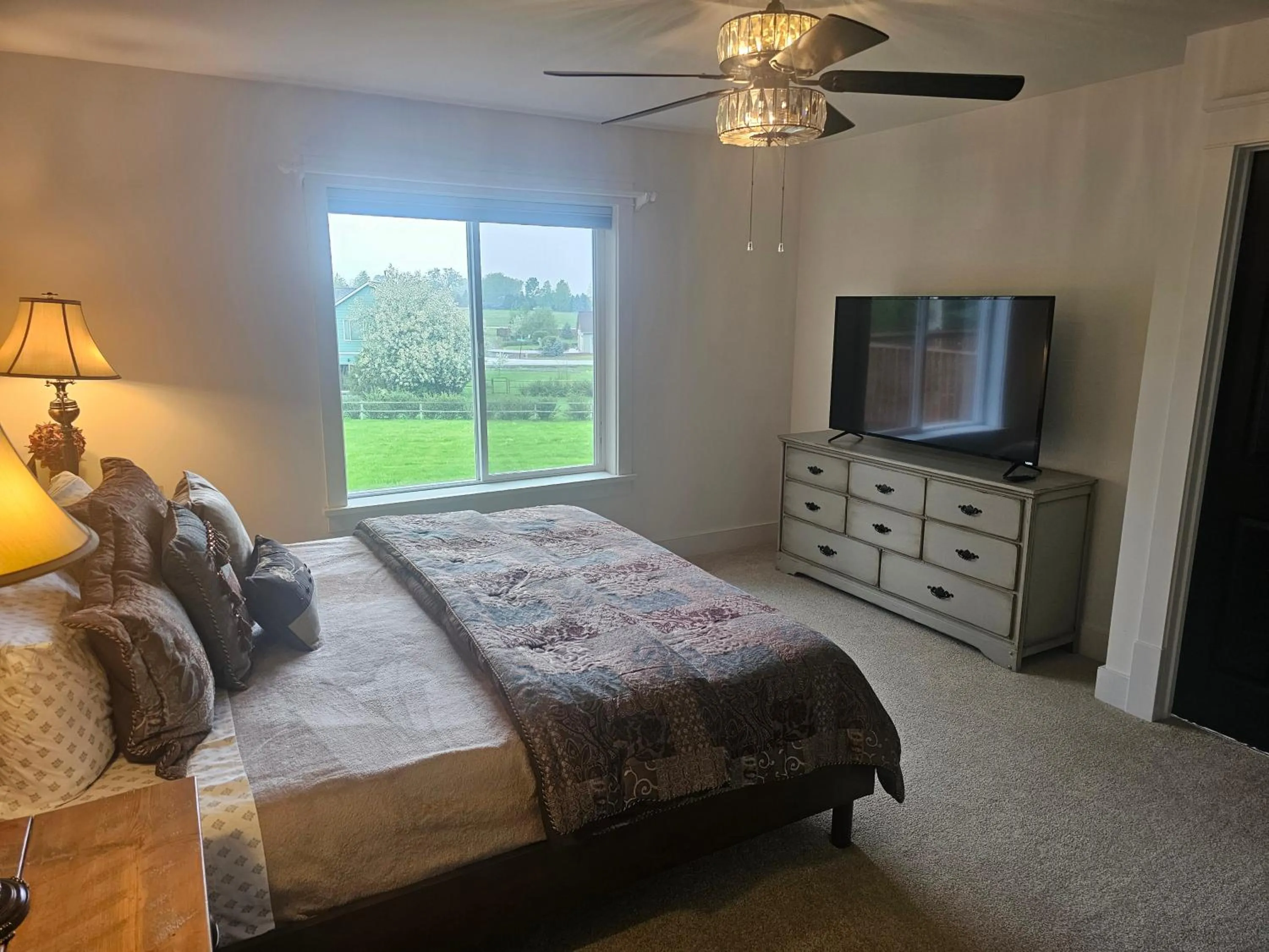 Bed in Among the Aspens Family Cottage
