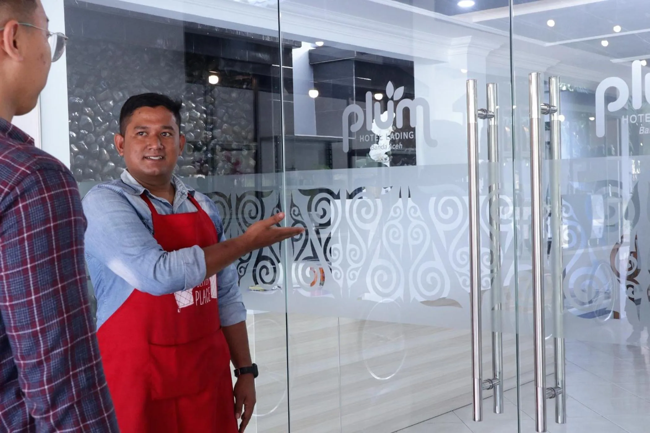 Staff in Plum Hotel Lading Banda Aceh
