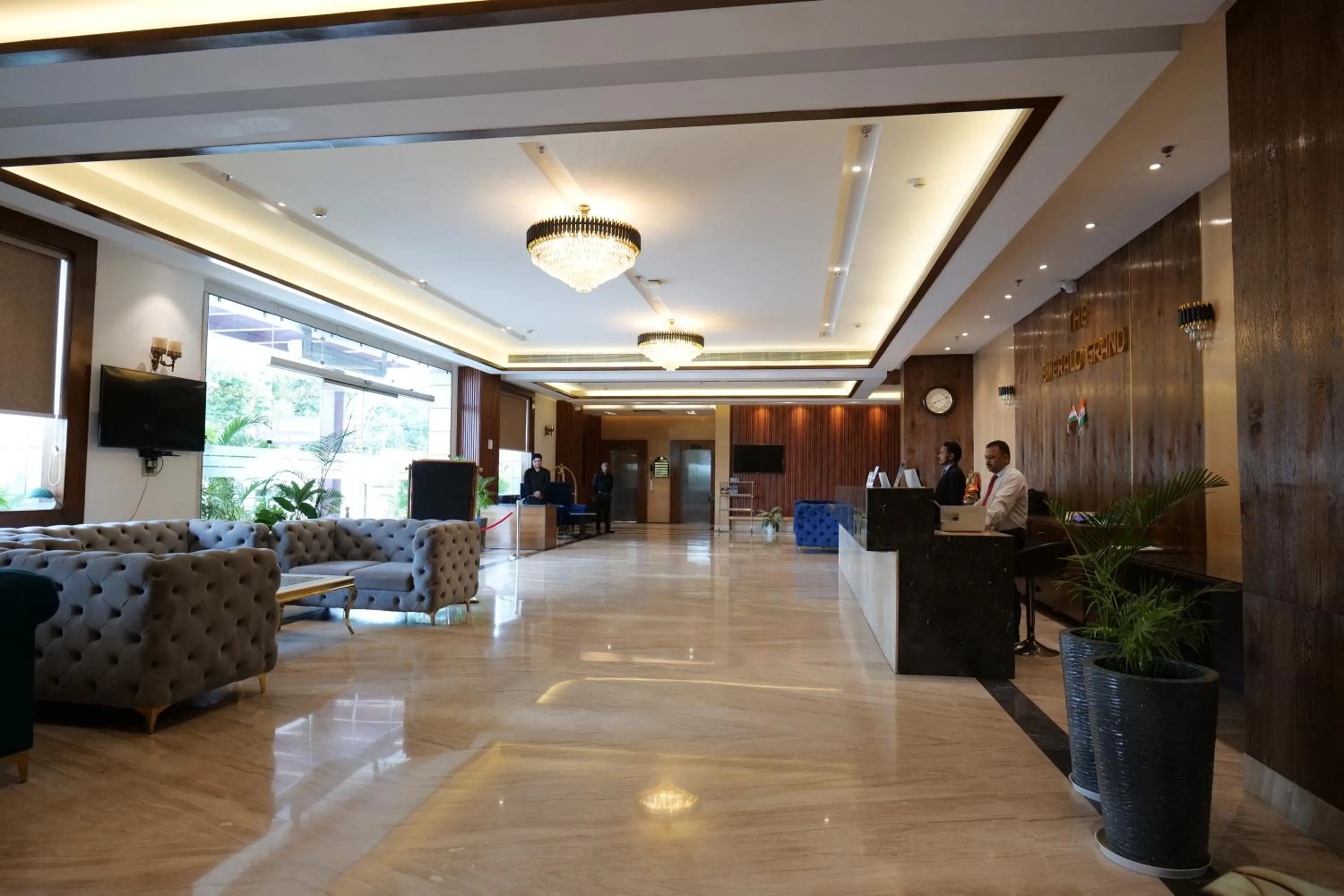 Lobby or reception in The Emerald Grand