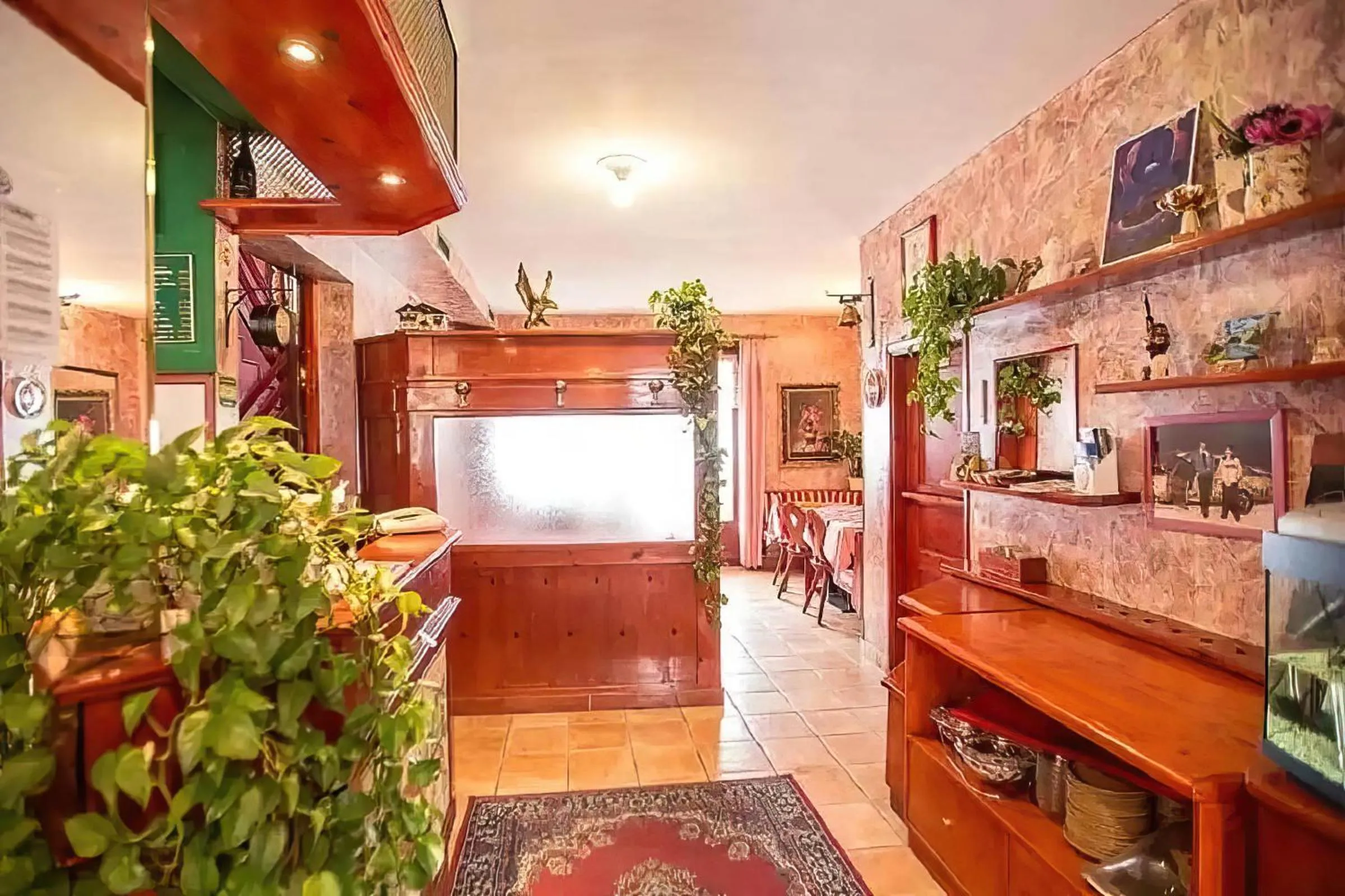 Lobby or reception in Hotel Aquila