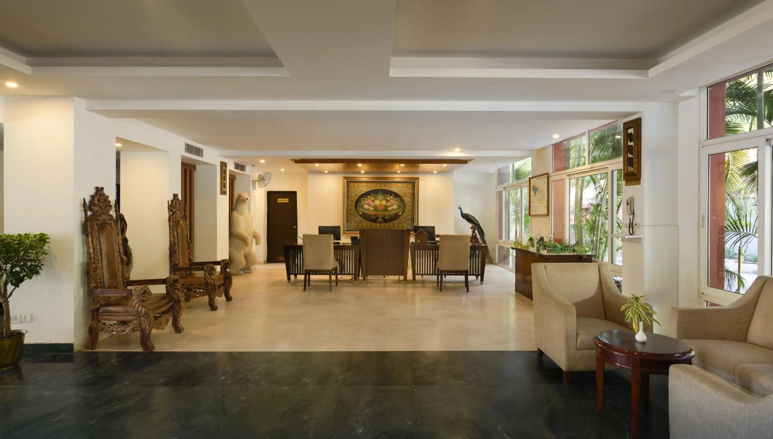 Lobby or reception in Country Inn Tarika Riverside Resort Jim Corbett