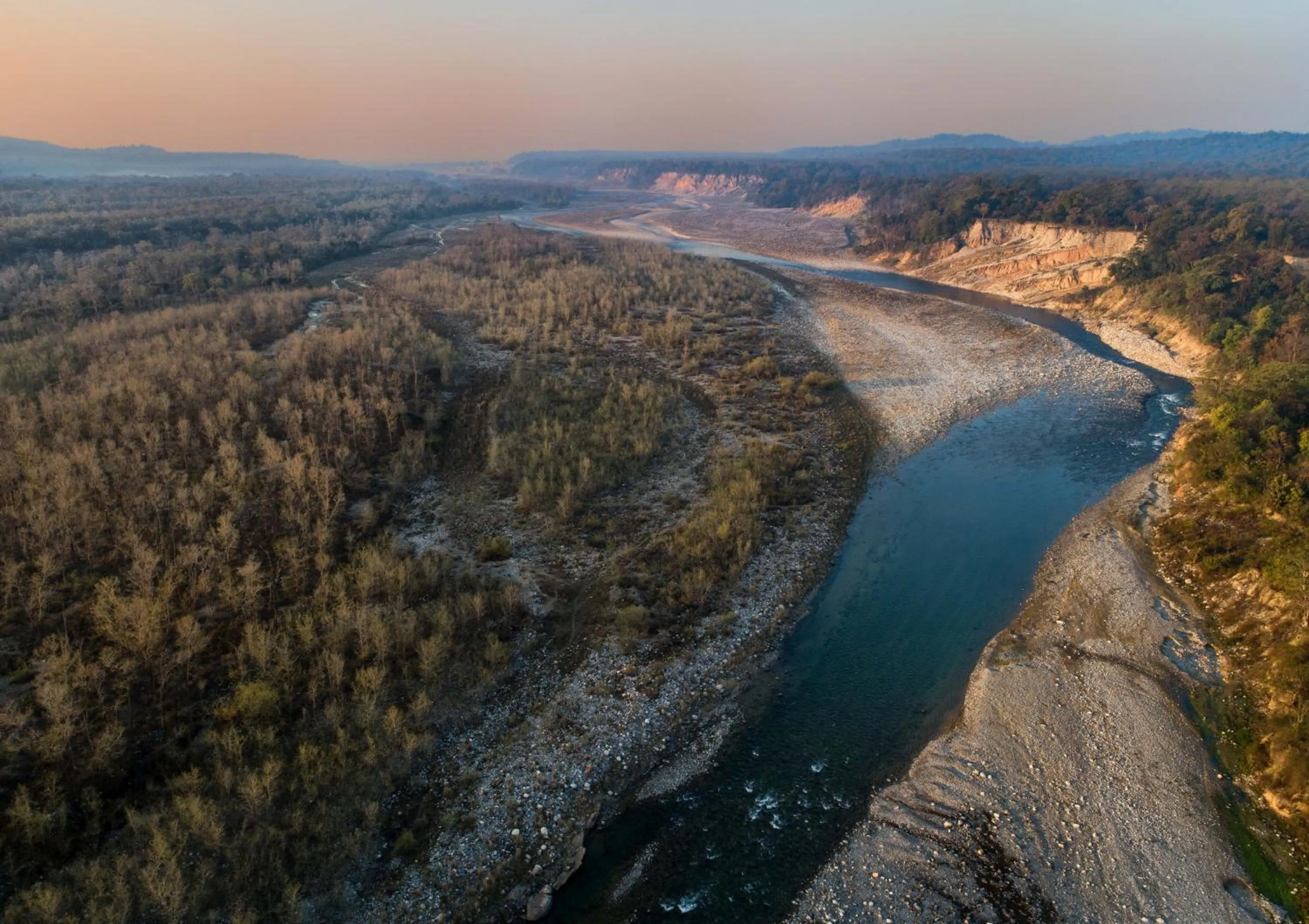 Bird's eye view in Country Inn Tarika Riverside Resort Jim Corbett
