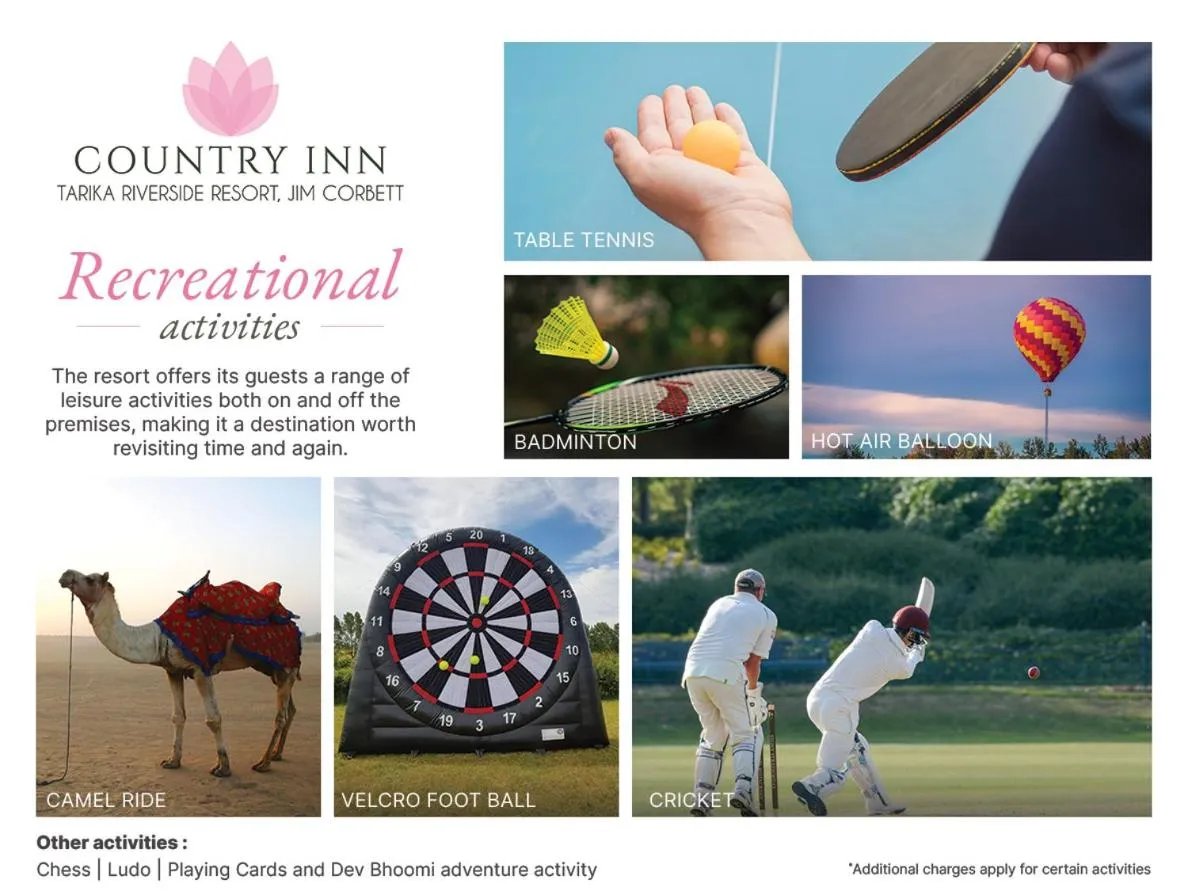 Country Inn Tarika Riverside Resort Jim Corbett