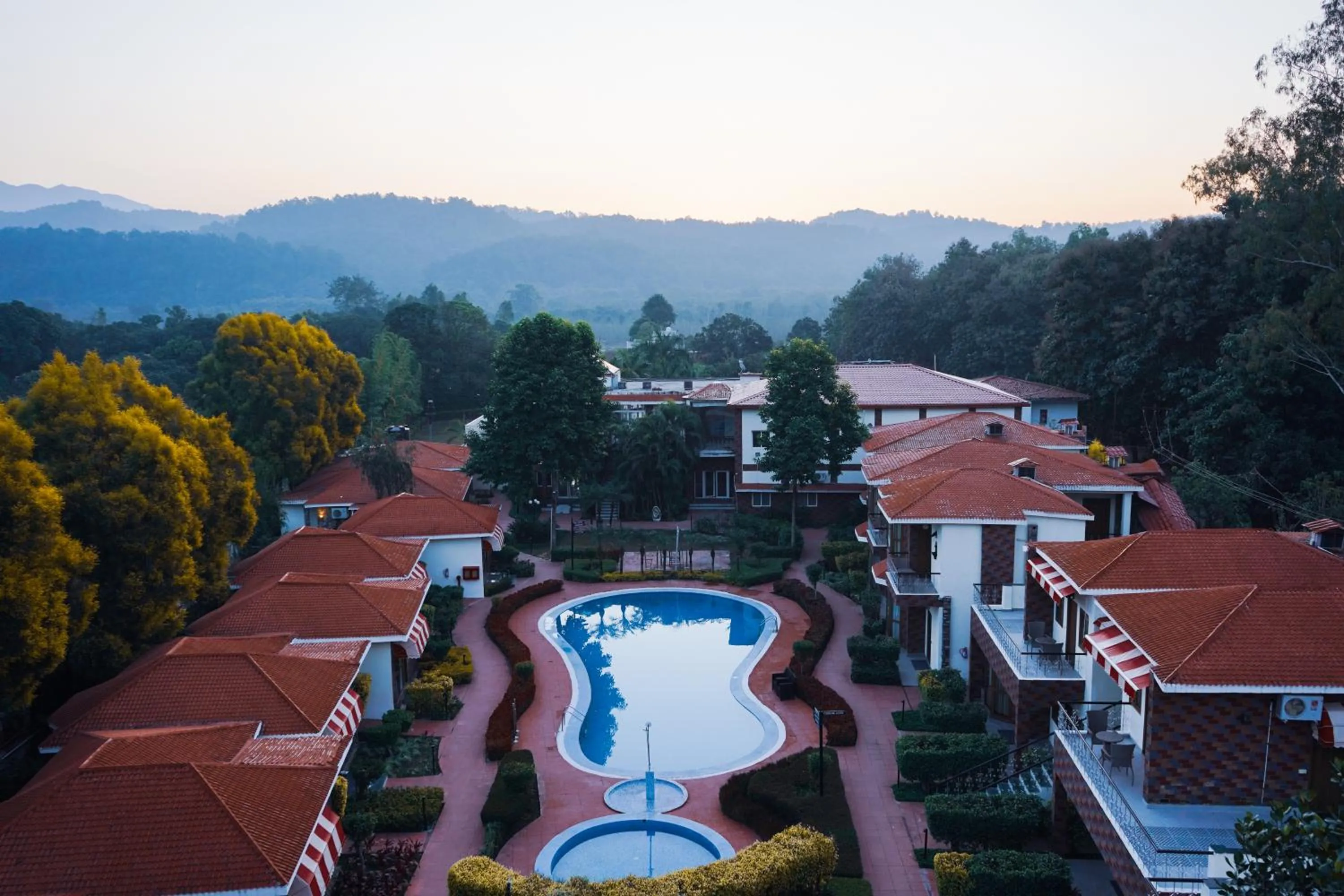 Property building in Country Inn Tarika Riverside Resort Jim Corbett