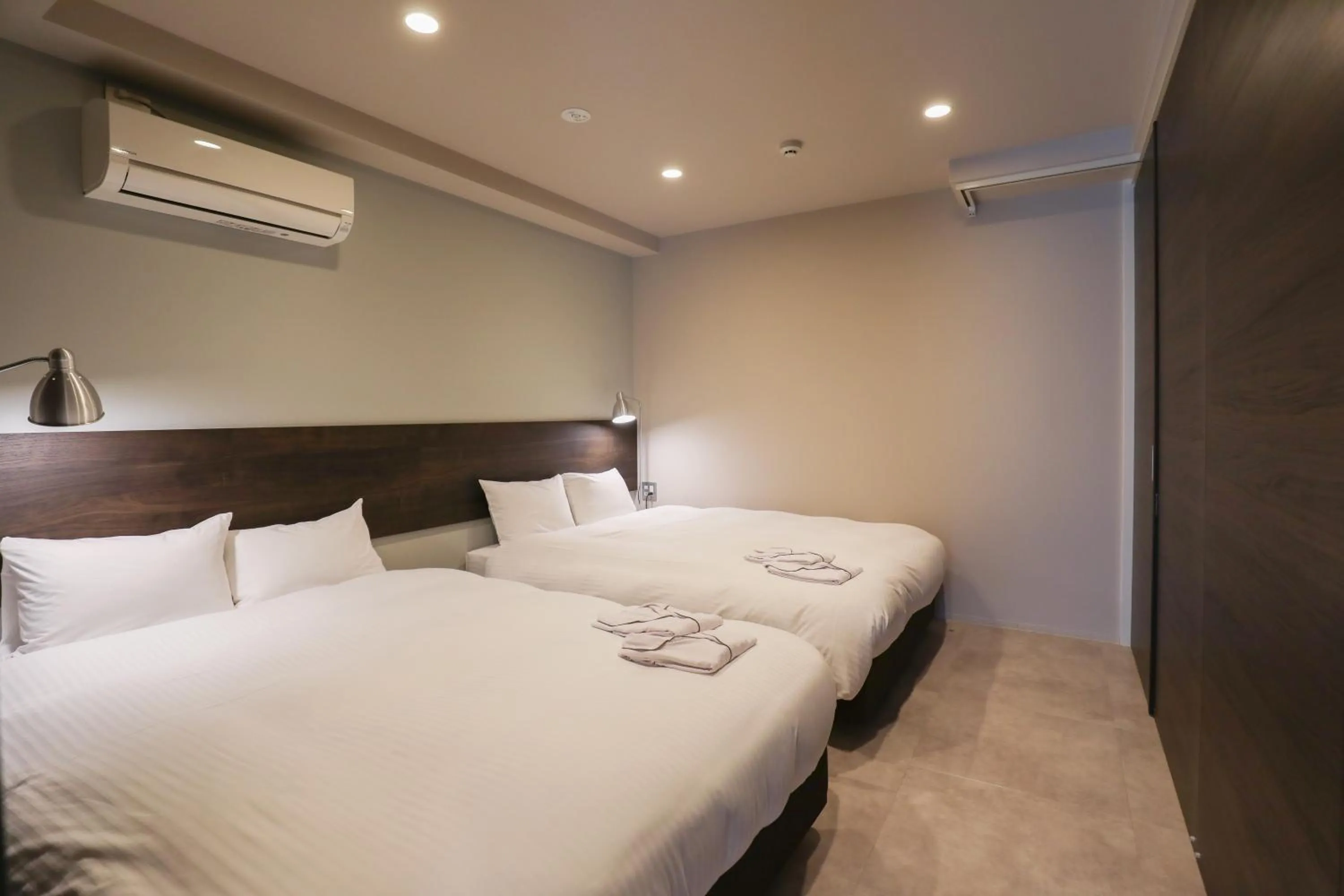 Bed in HOTEL SO SUMIYOSHi ホテルソウ博多住吉