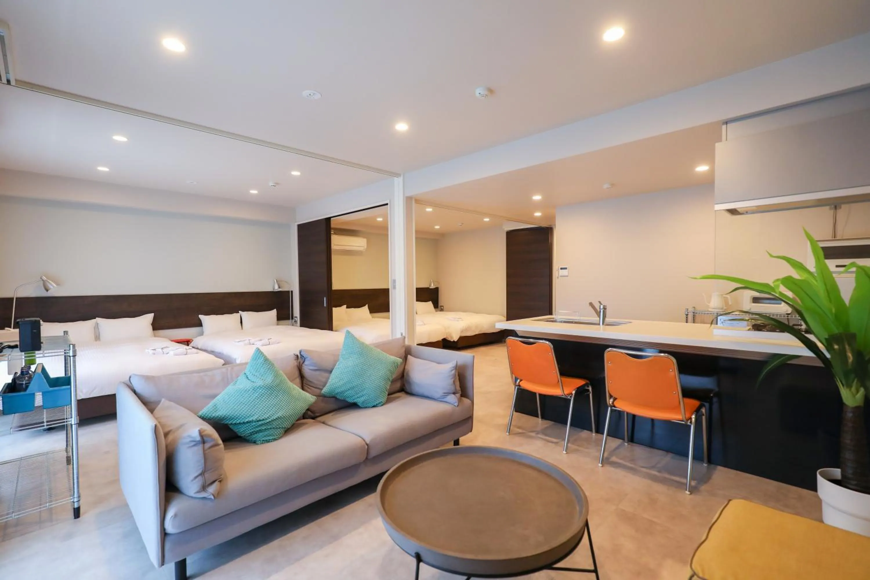 Bed in HOTEL SO SUMIYOSHi ホテルソウ博多住吉