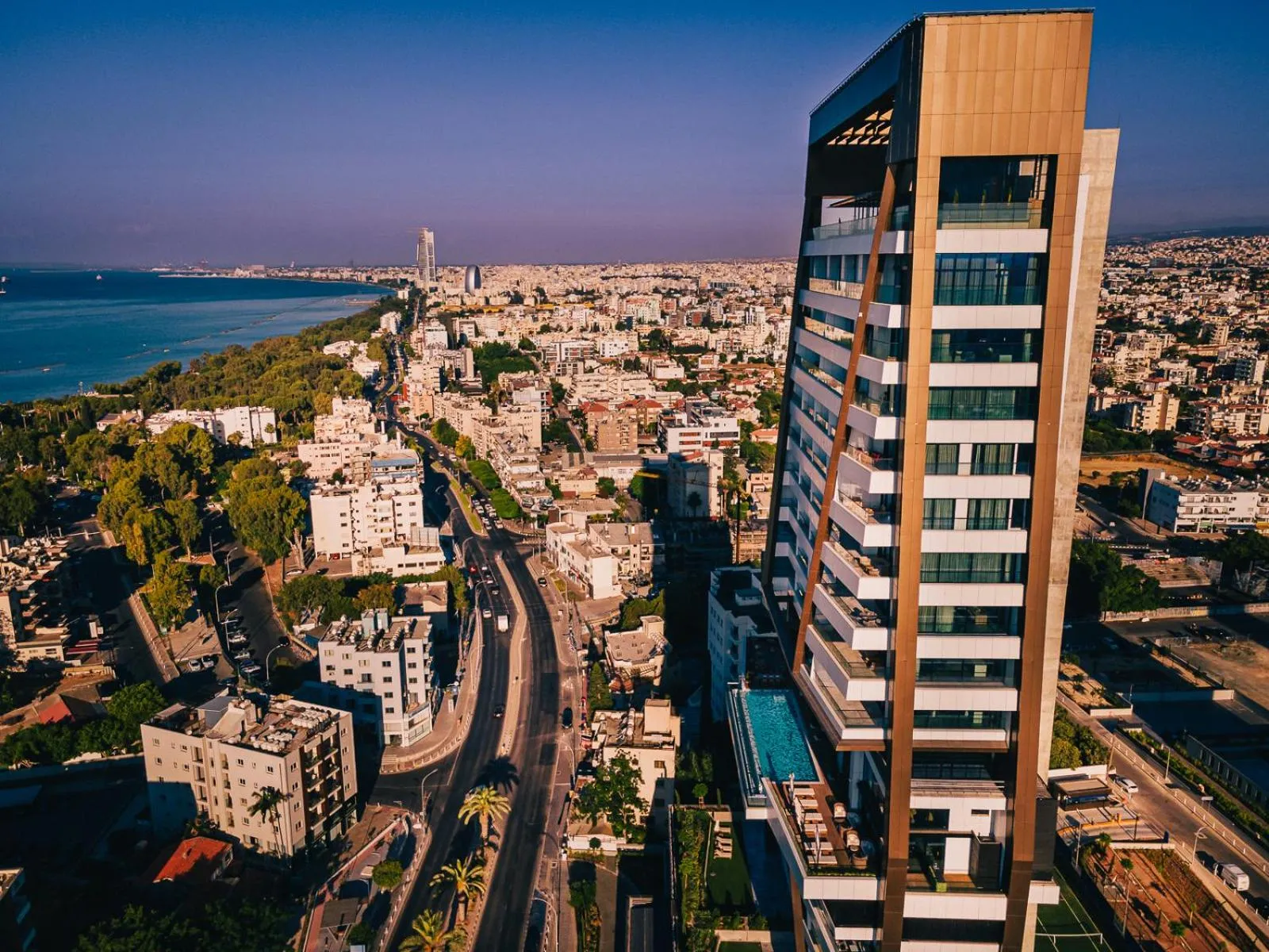 Bird's eye view in The Icon Limassol