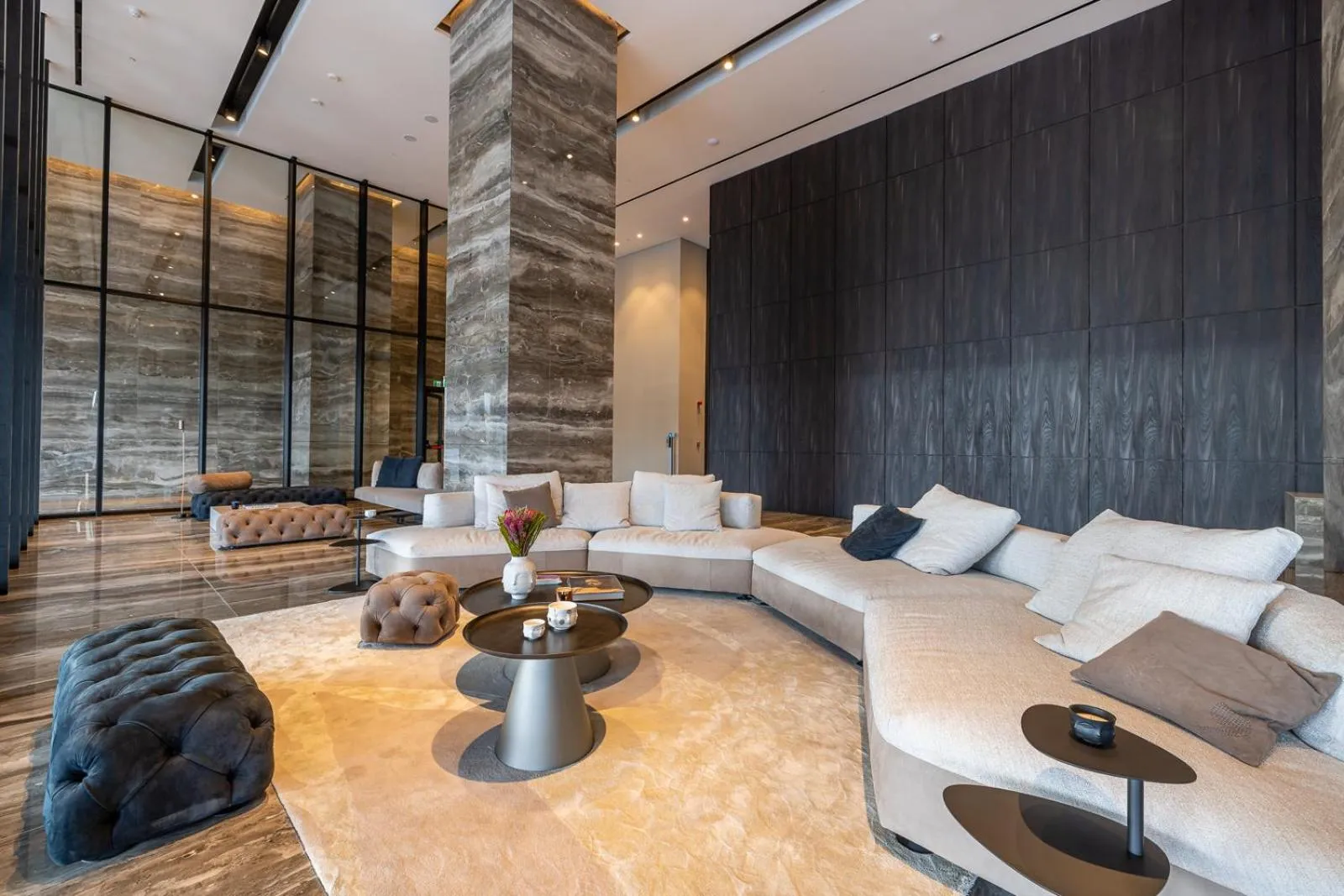 Living room in The Icon Limassol