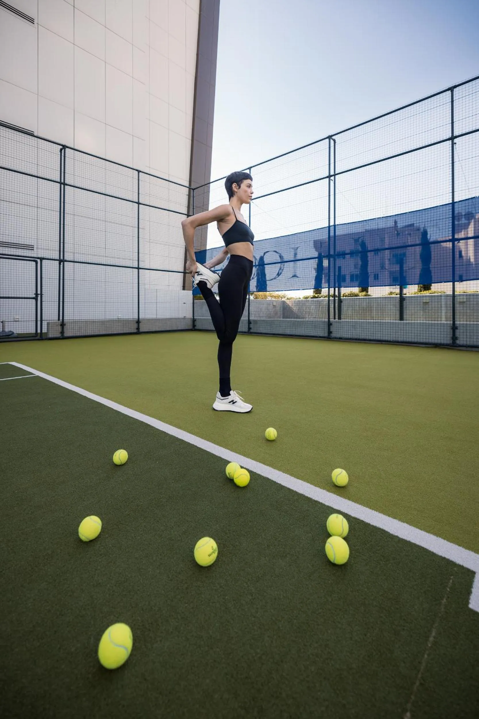 Tennis court in The Icon Limassol
