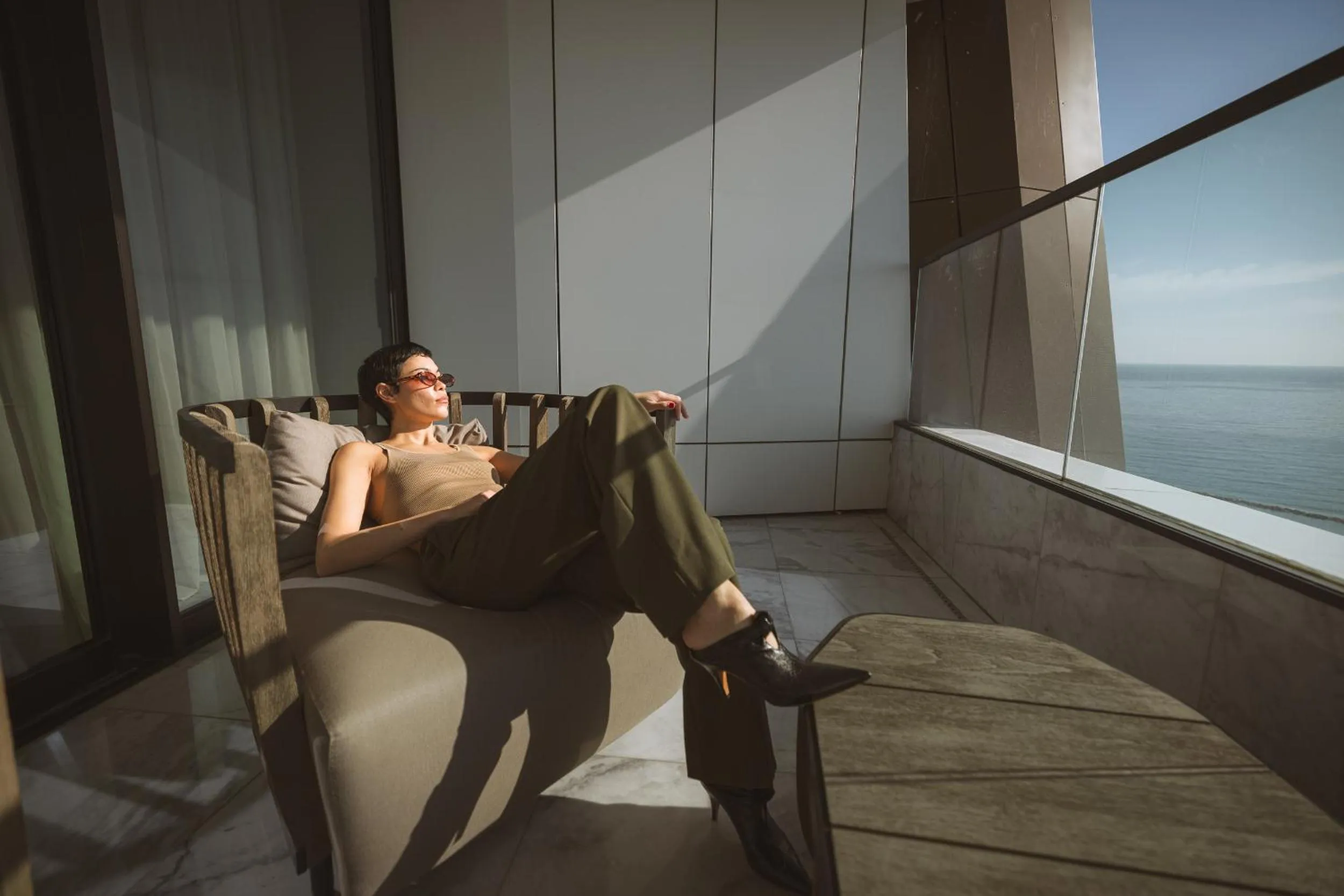 Sea view in The Icon Limassol