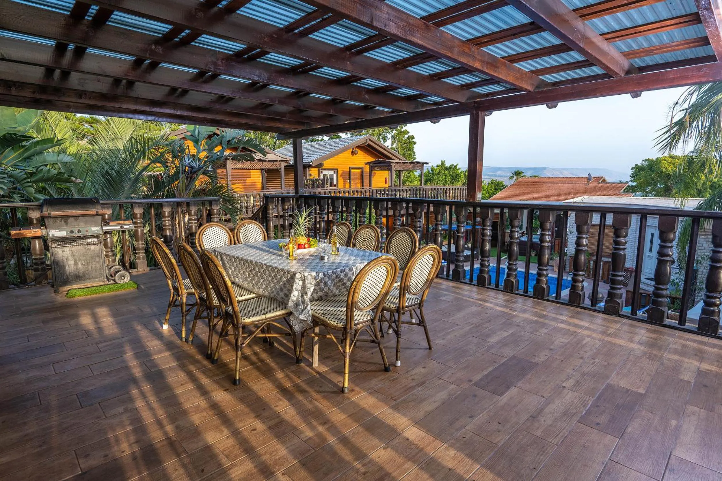 BBQ facilities in The Pearl of the Golan - Pnina BaGolan