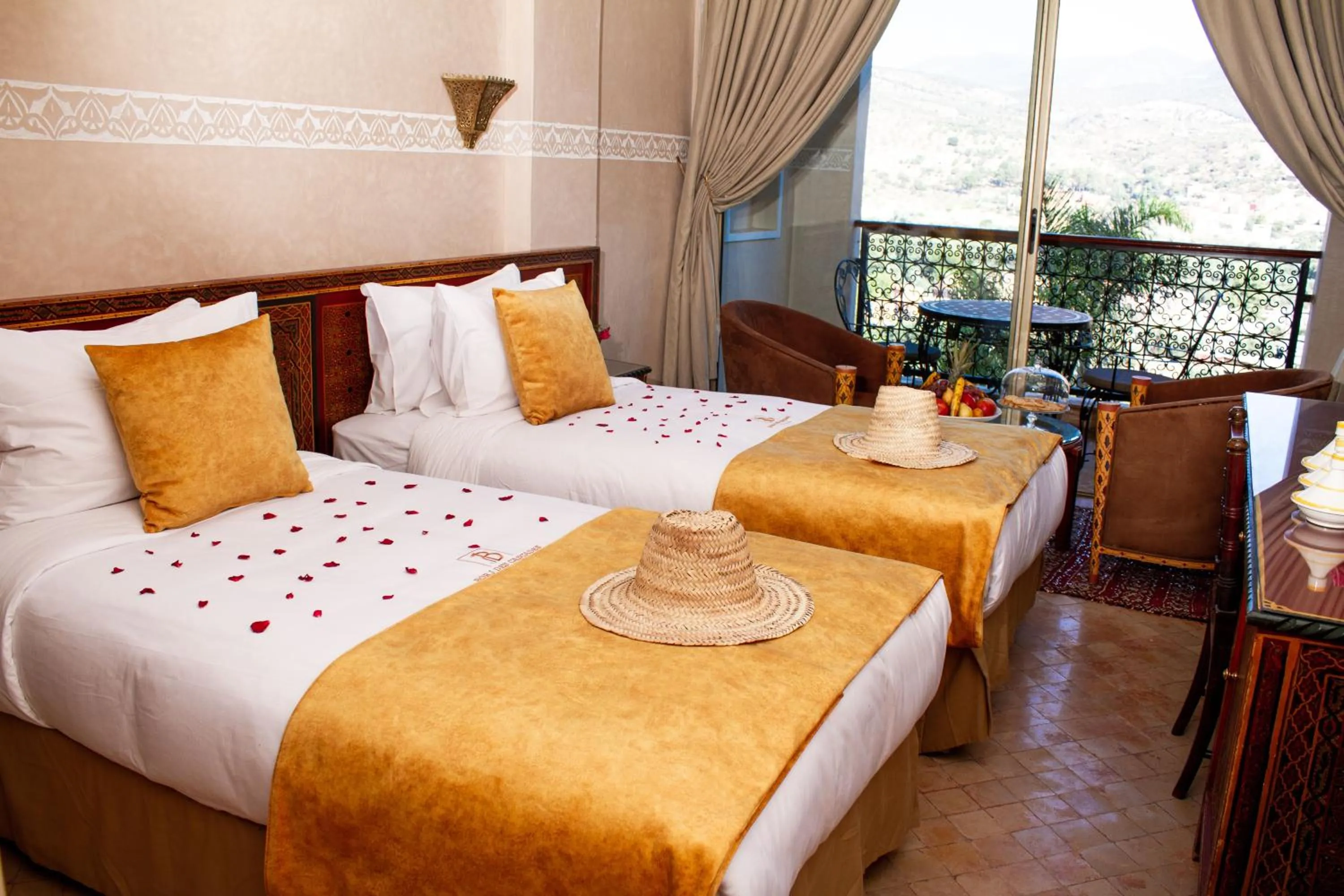 Bed in Borj Des Cascades & Spa