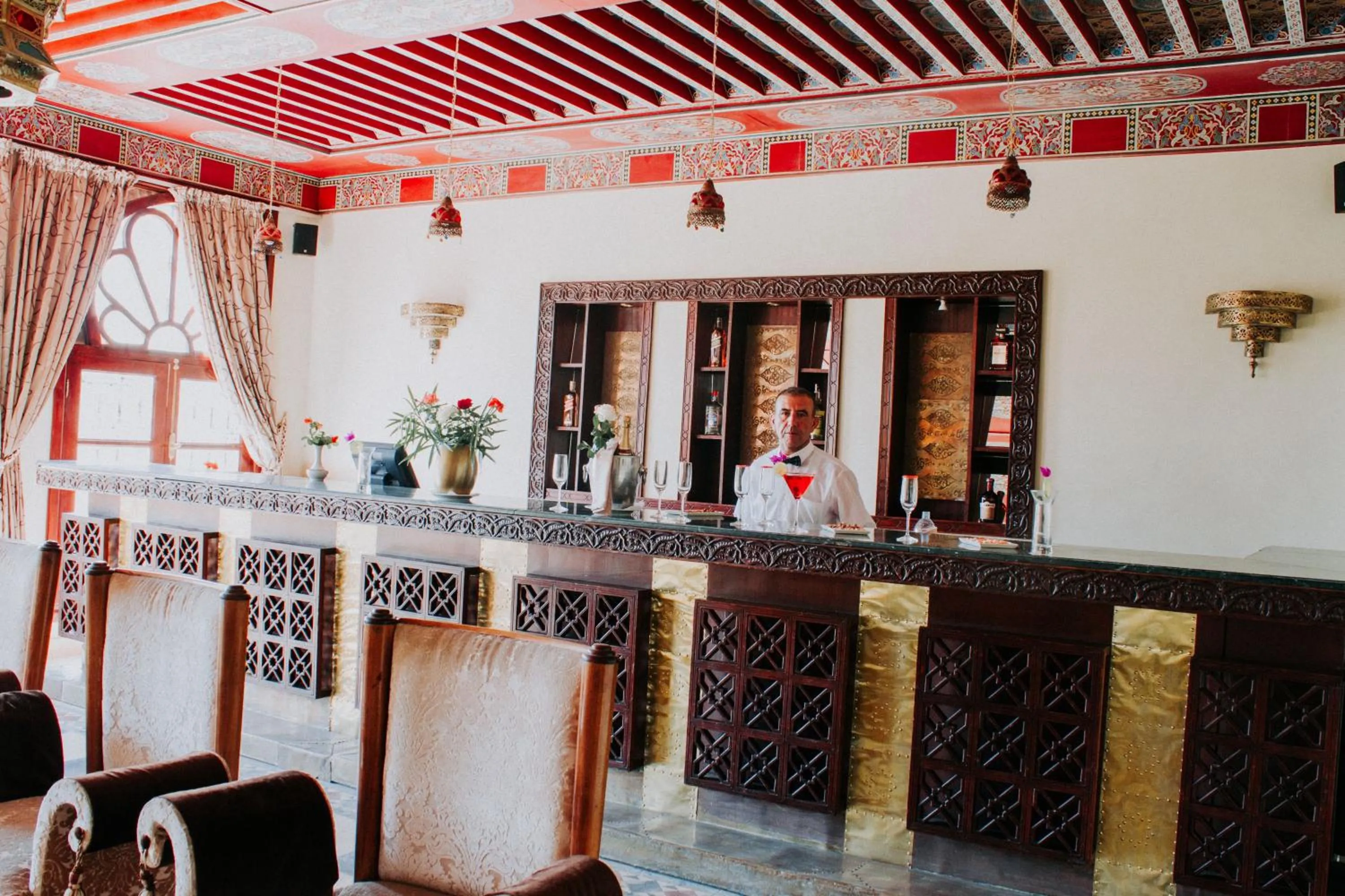 Lounge or bar in Borj Des Cascades & Spa