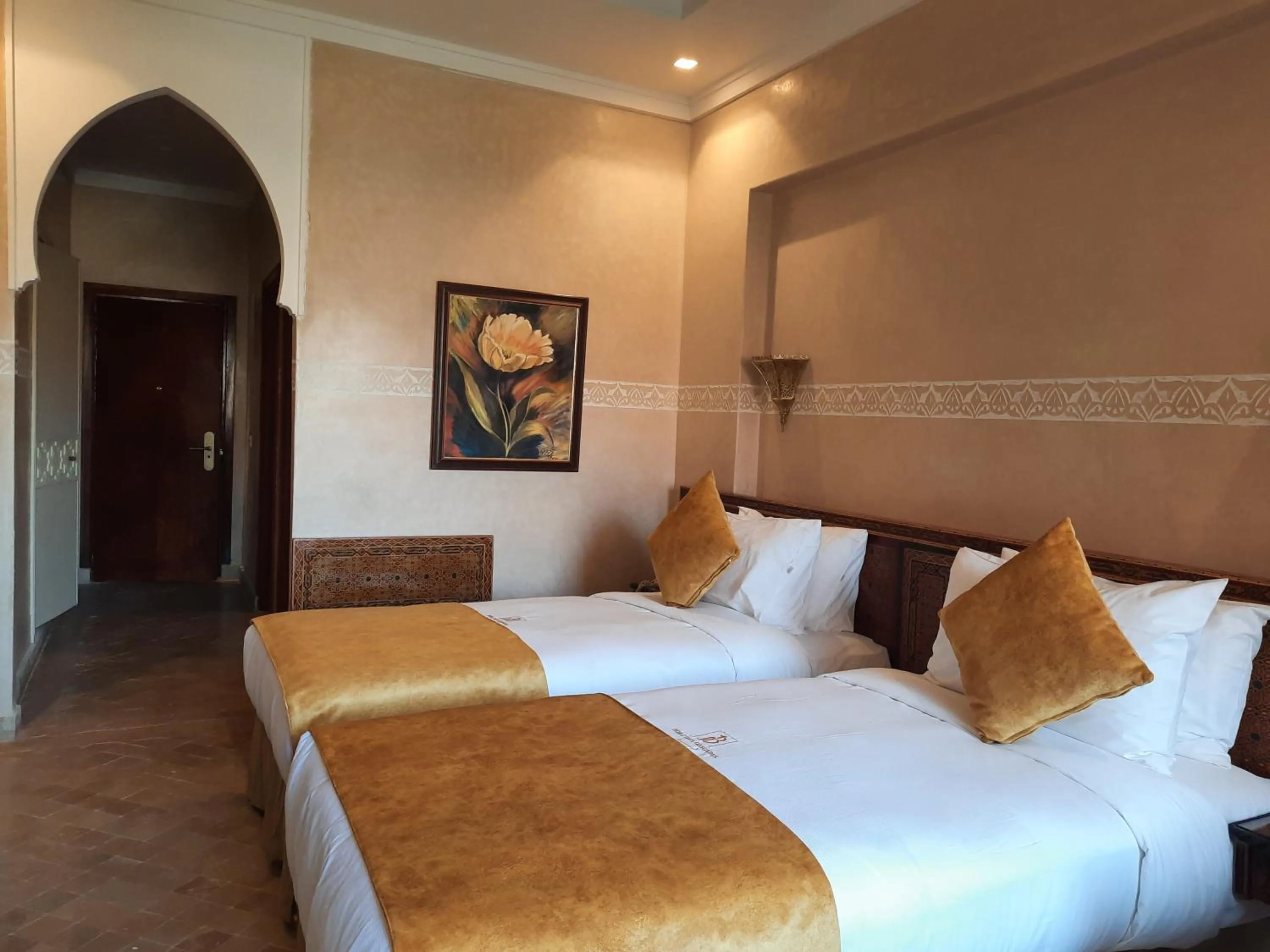 Bed in Borj Des Cascades & Spa