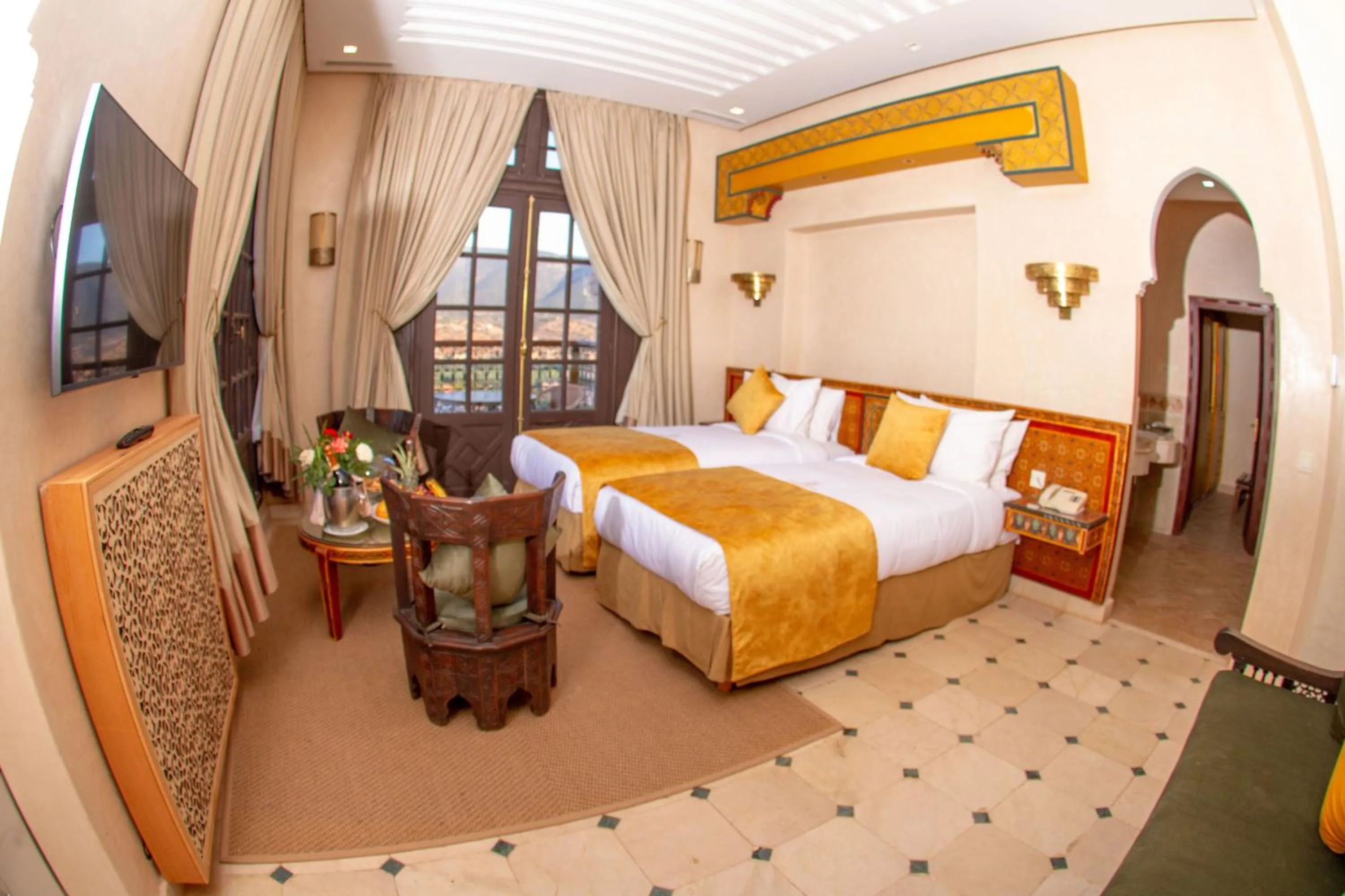 Bed in Borj Des Cascades & Spa