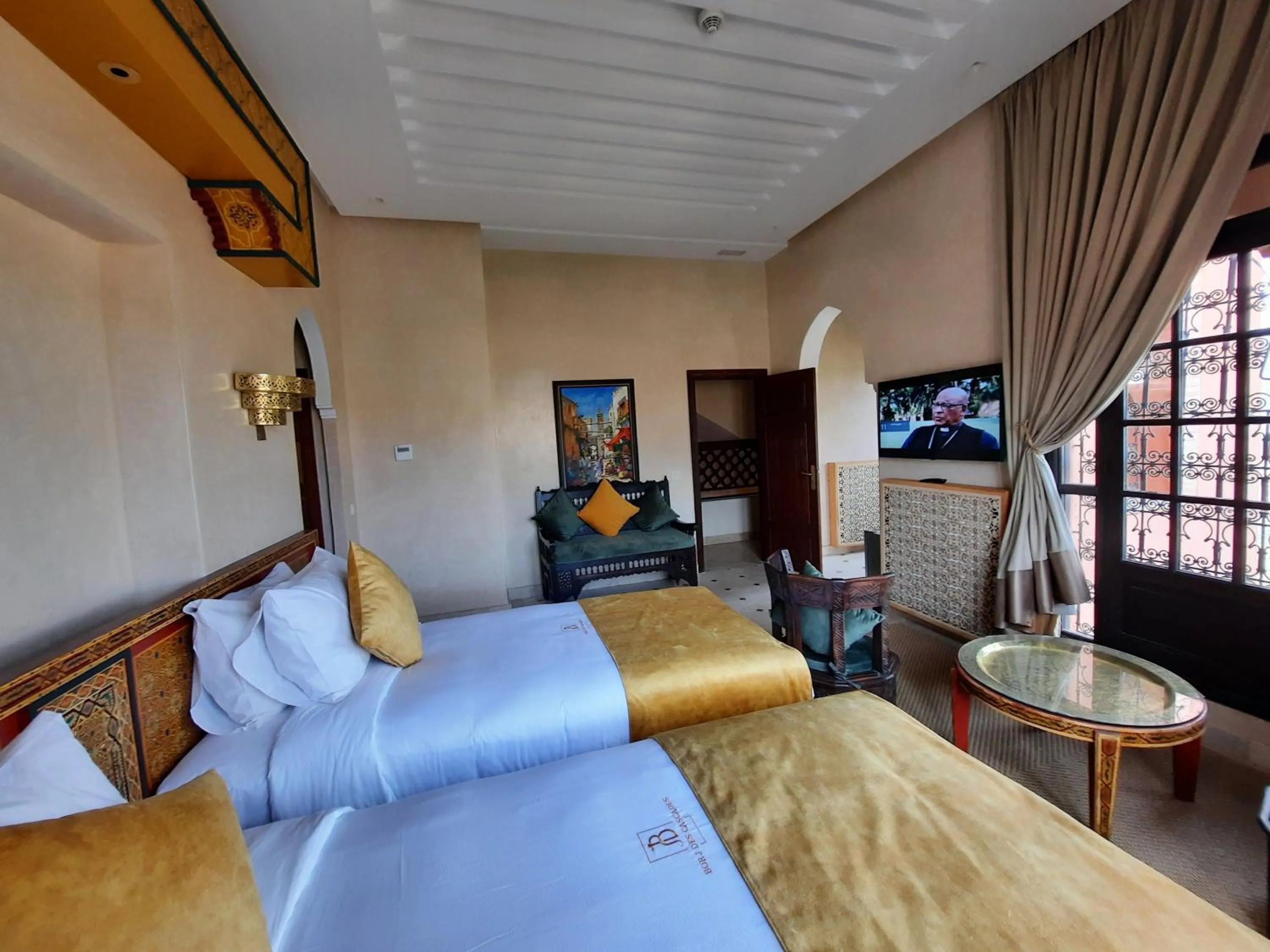 Bed in Borj Des Cascades & Spa