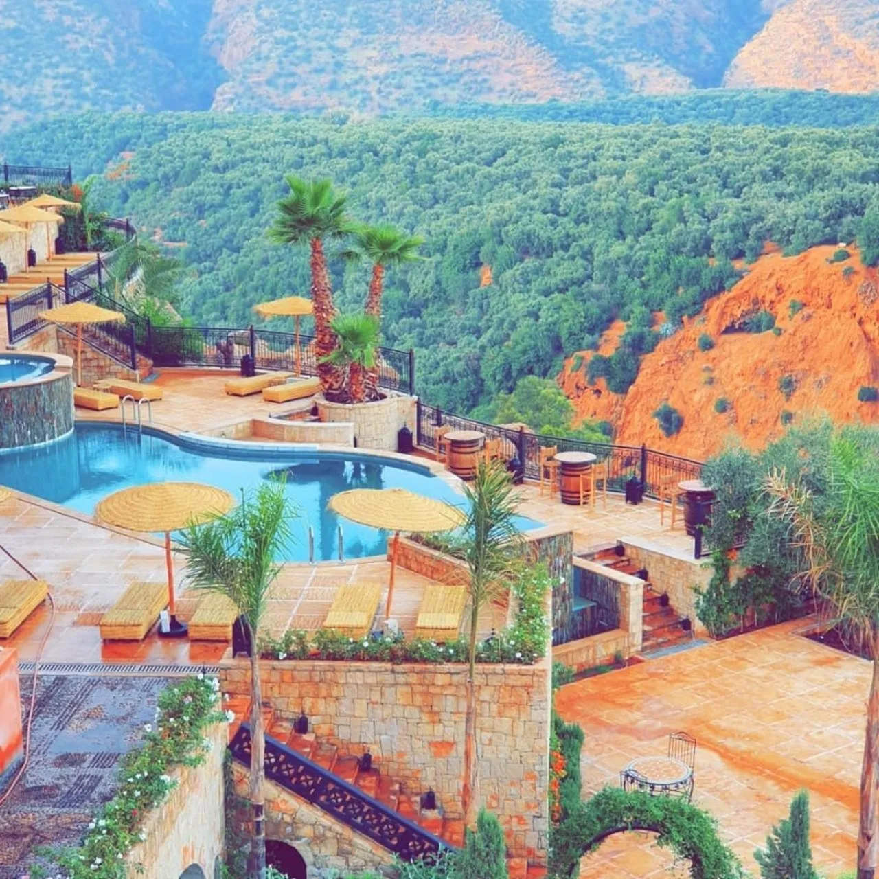 Swimming pool in Borj Des Cascades & Spa