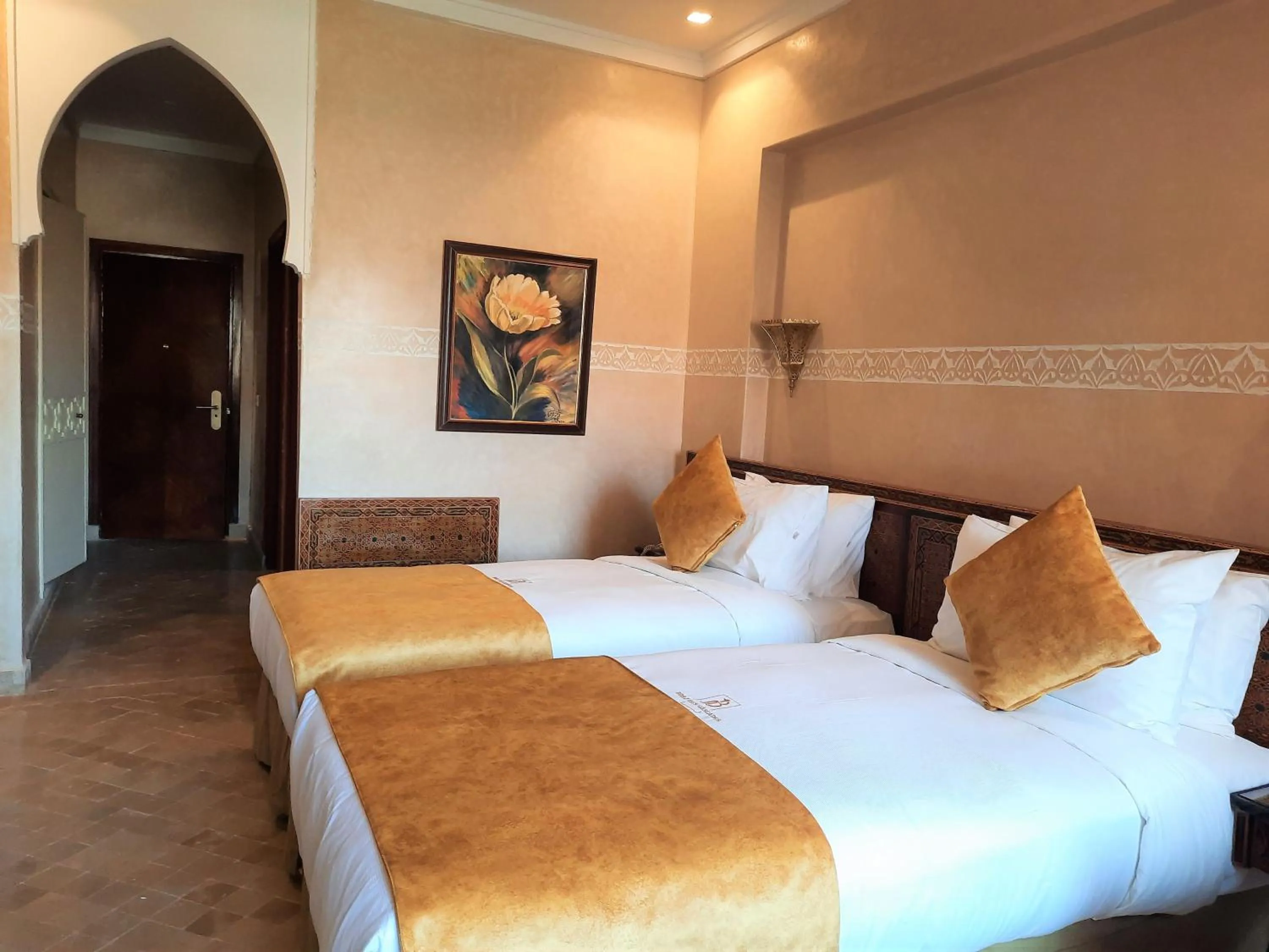 Bed in Borj Des Cascades & Spa