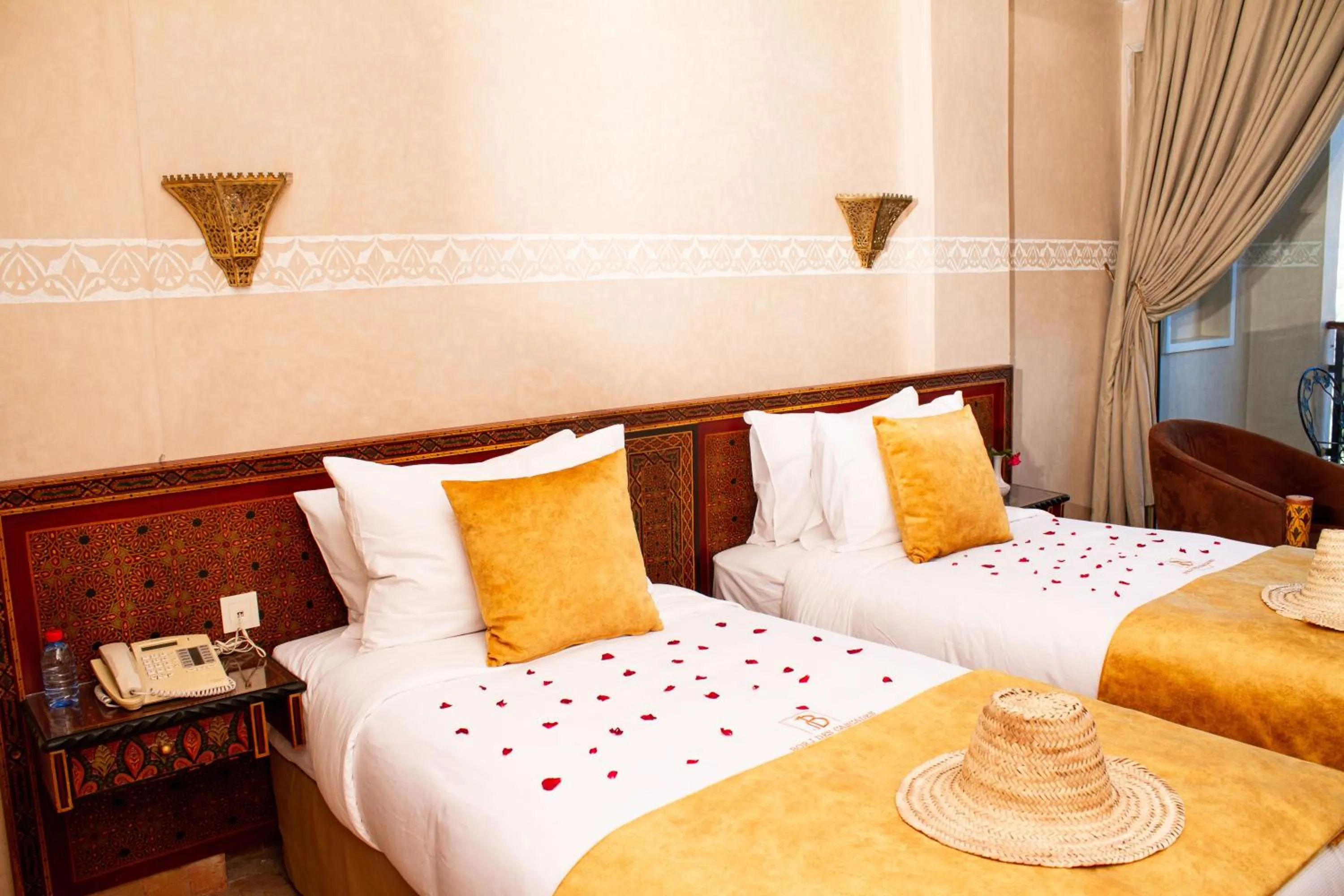 Bed in Borj Des Cascades & Spa