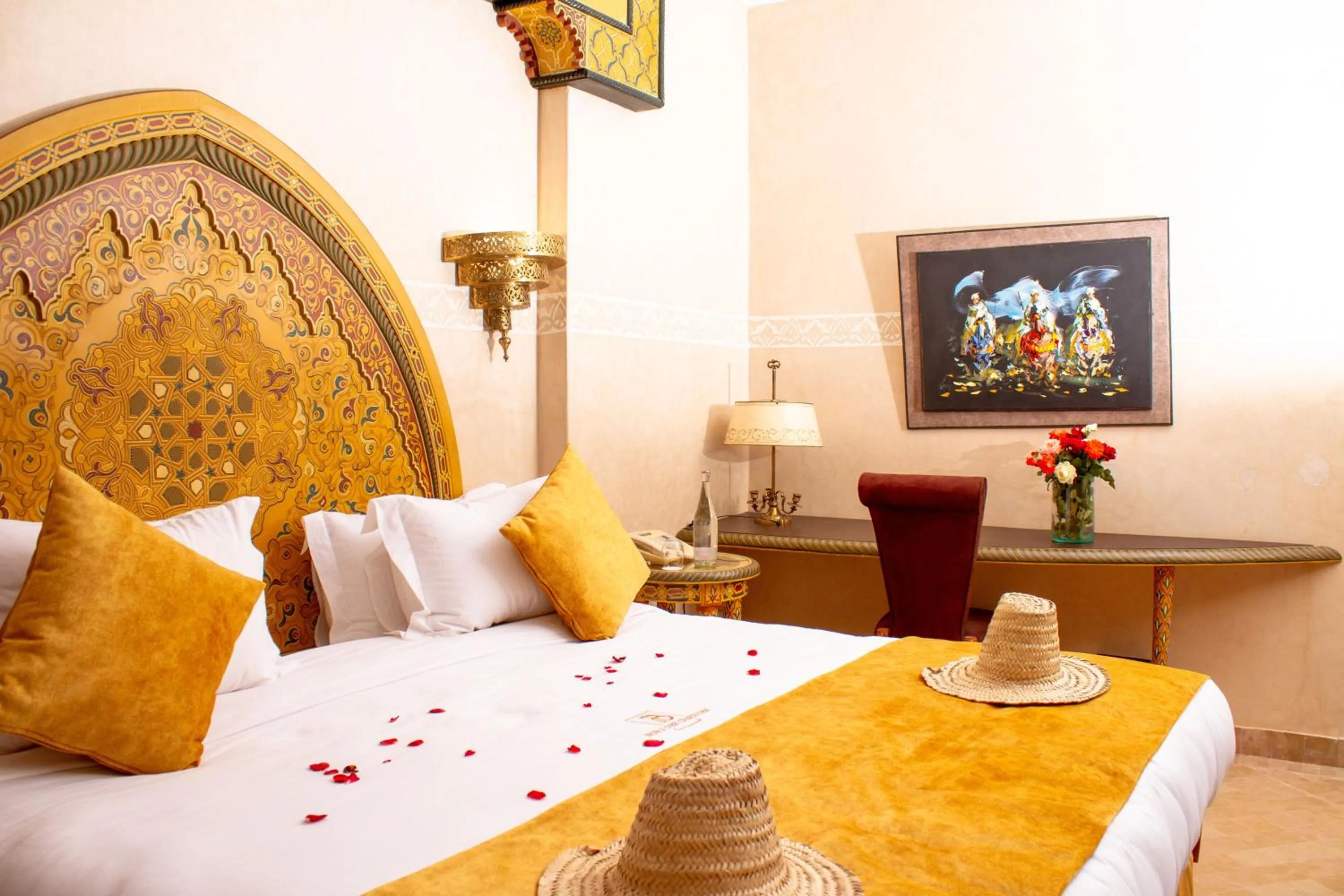 Bed in Borj Des Cascades & Spa