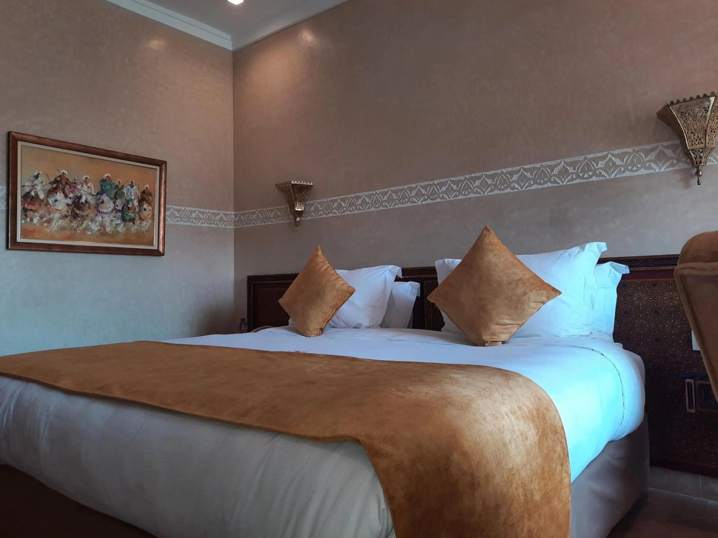 Bed in Borj Des Cascades & Spa