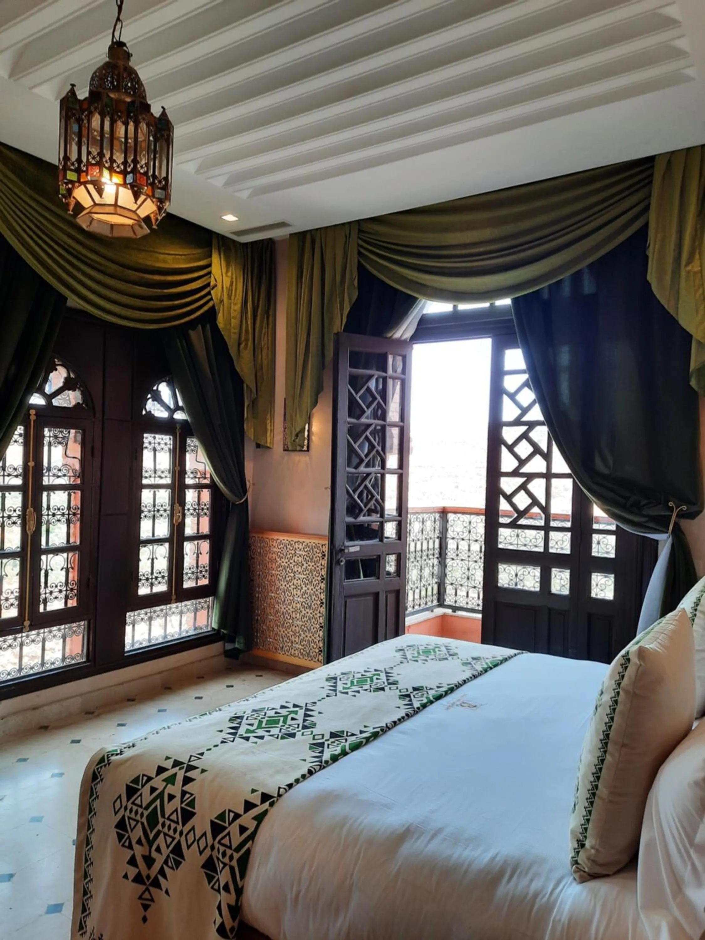 Bed in Borj Des Cascades & Spa