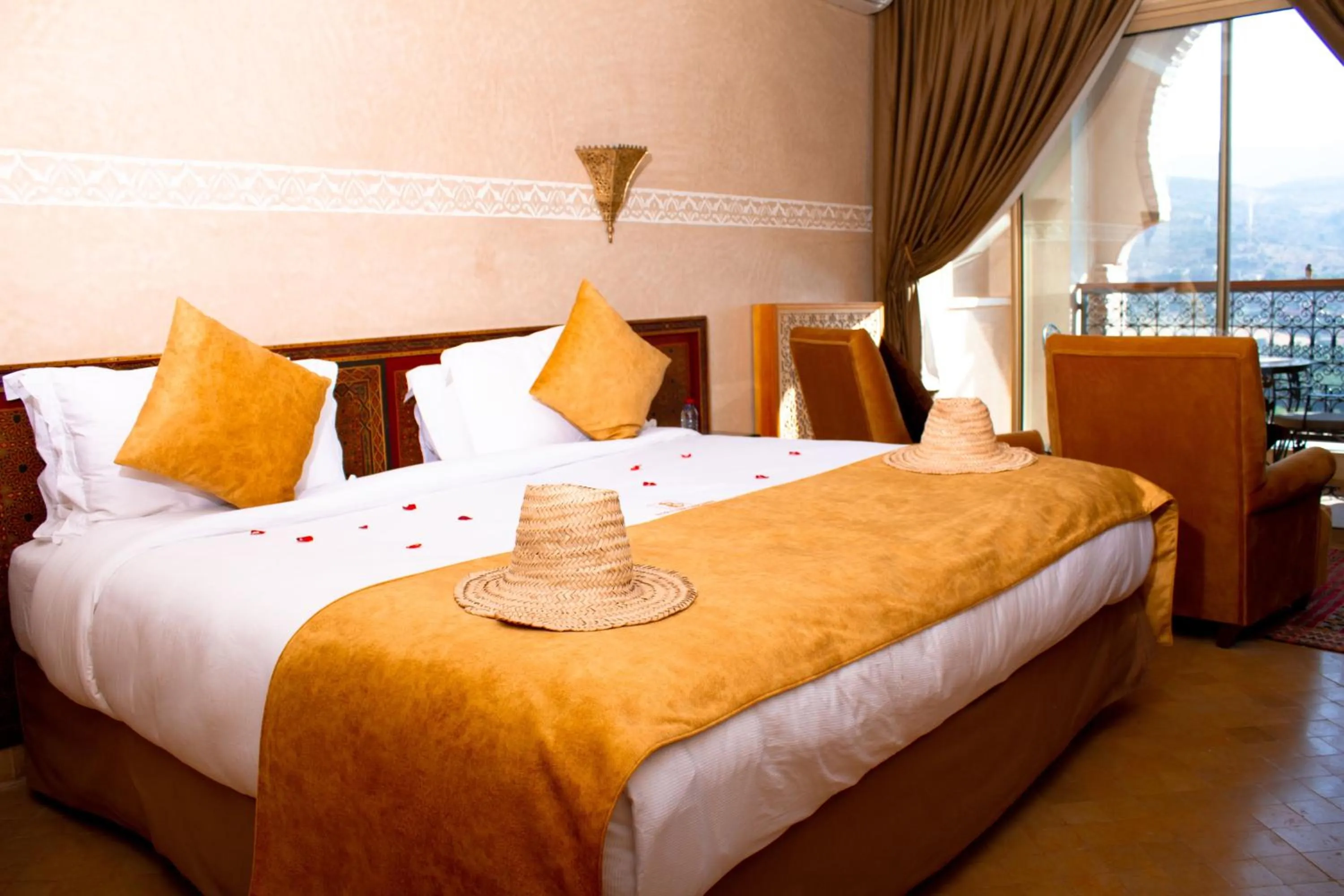 Bed in Borj Des Cascades & Spa