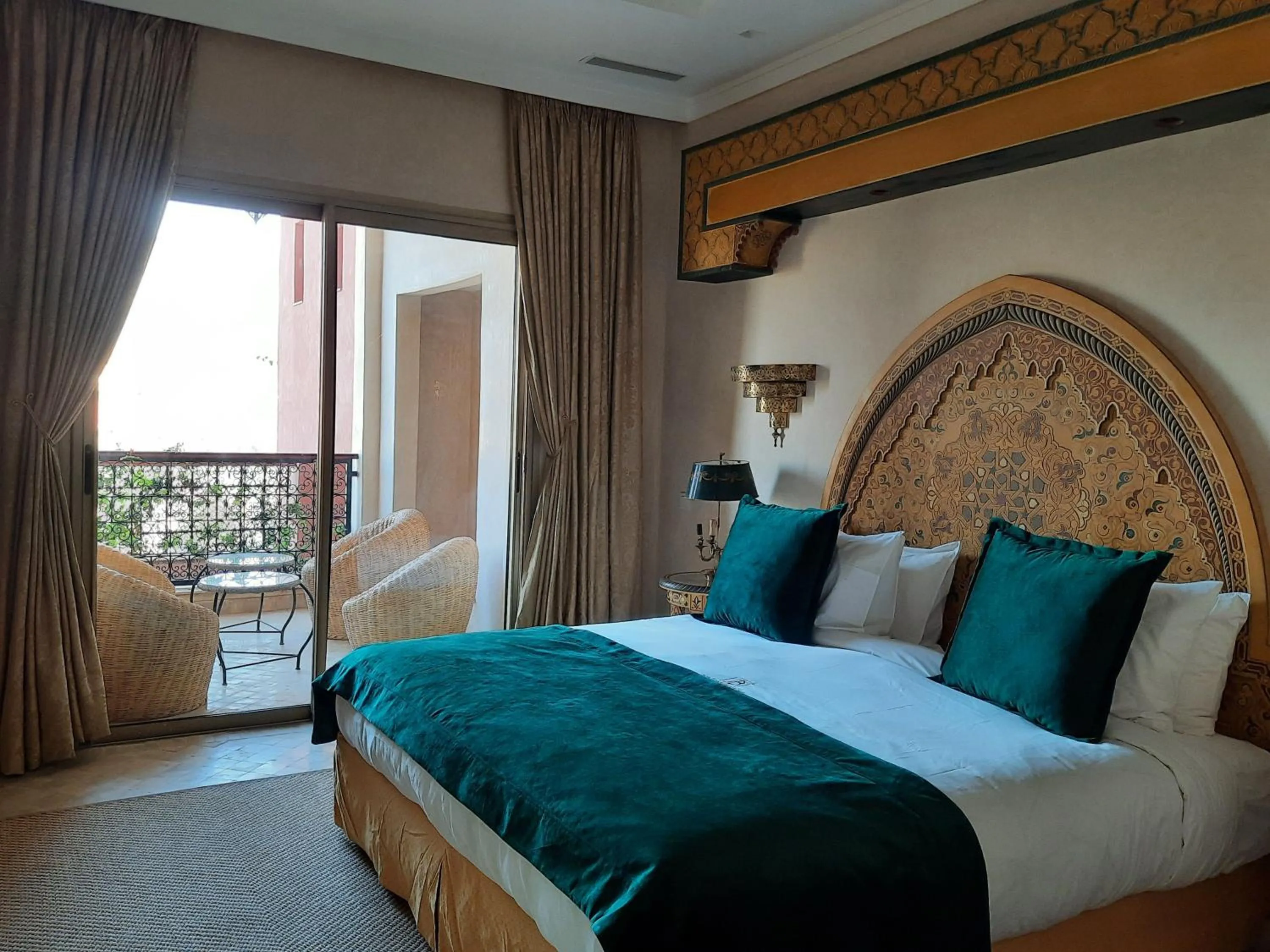 Bed in Borj Des Cascades & Spa