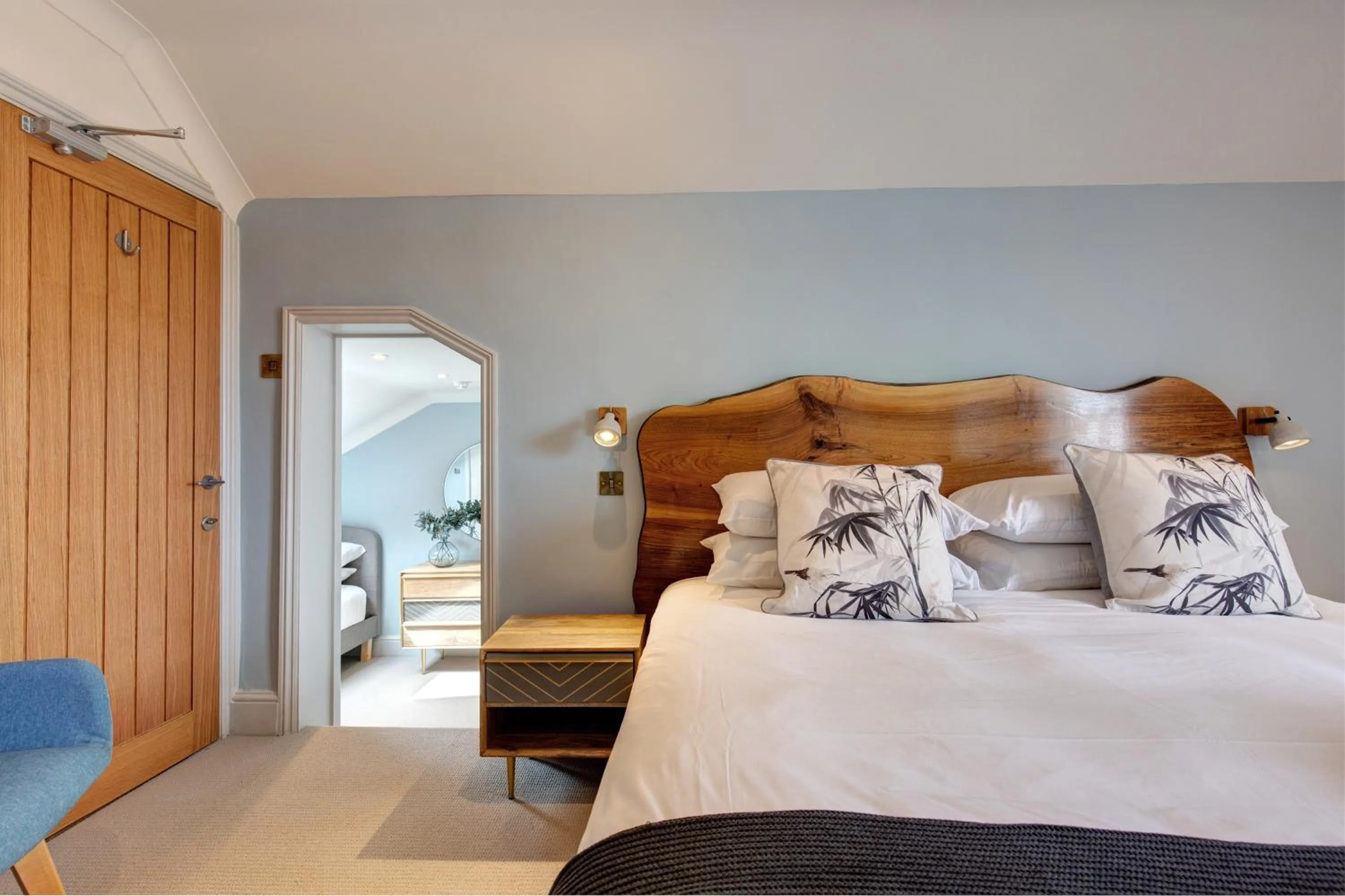 Bedroom, Bed in The Railway Hotel by Barefoot Retreats