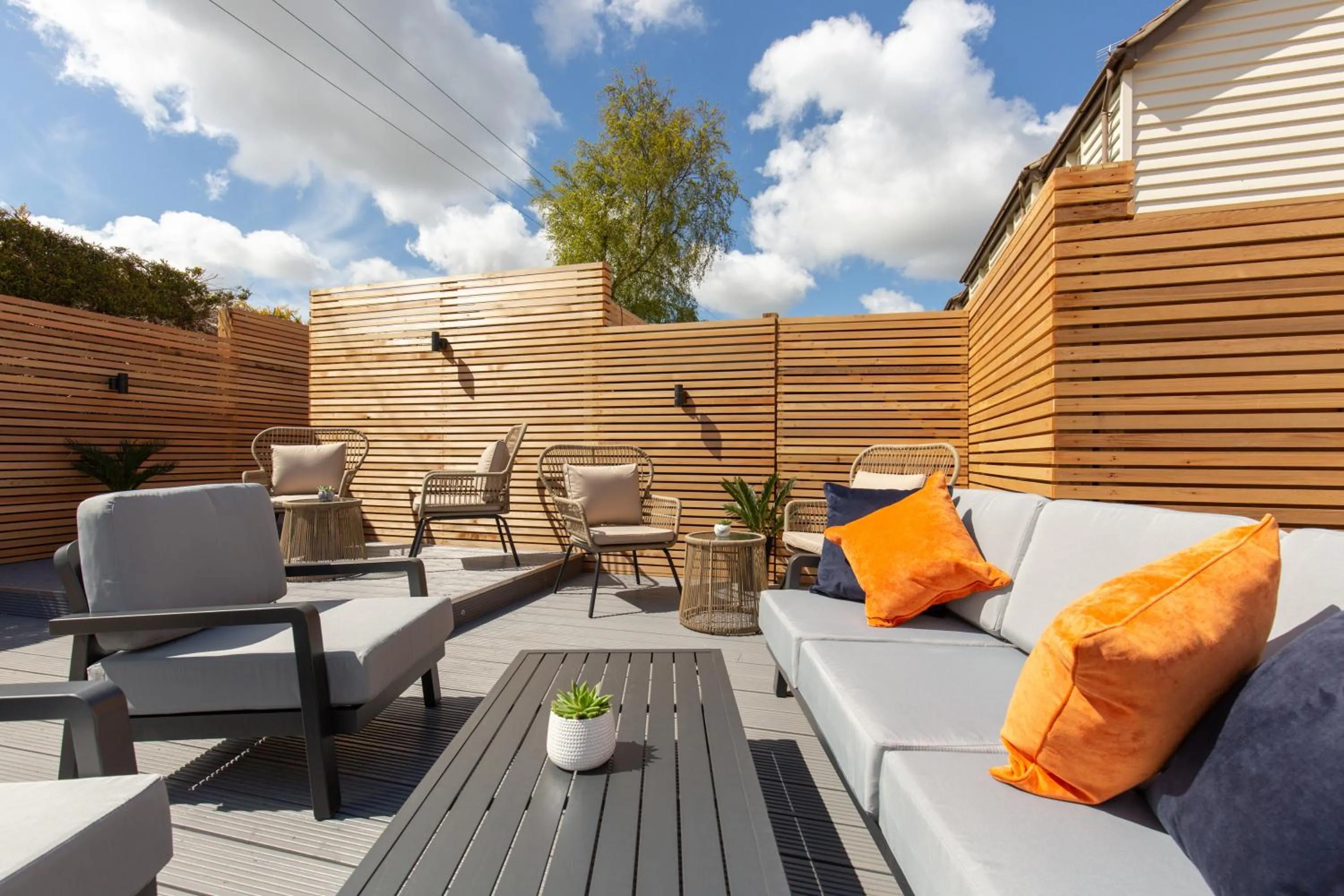 Garden in The Railway Hotel by Barefoot Retreats