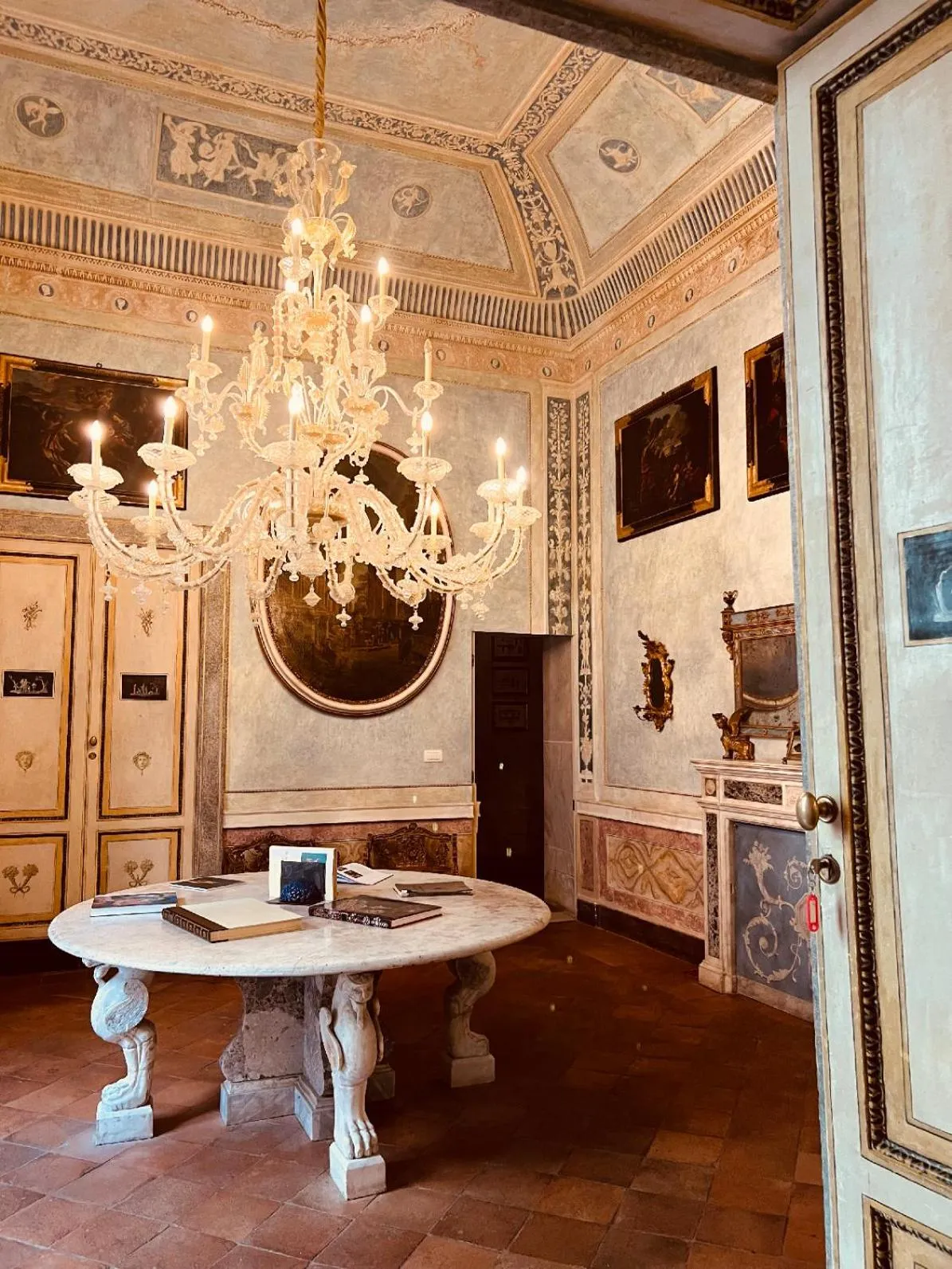 Decorative detail in Palazzo Doria Napoli