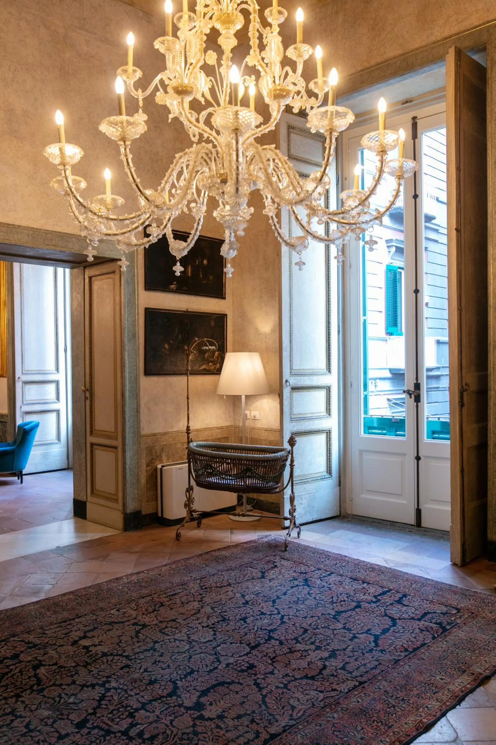 Decorative detail in Palazzo Doria Napoli