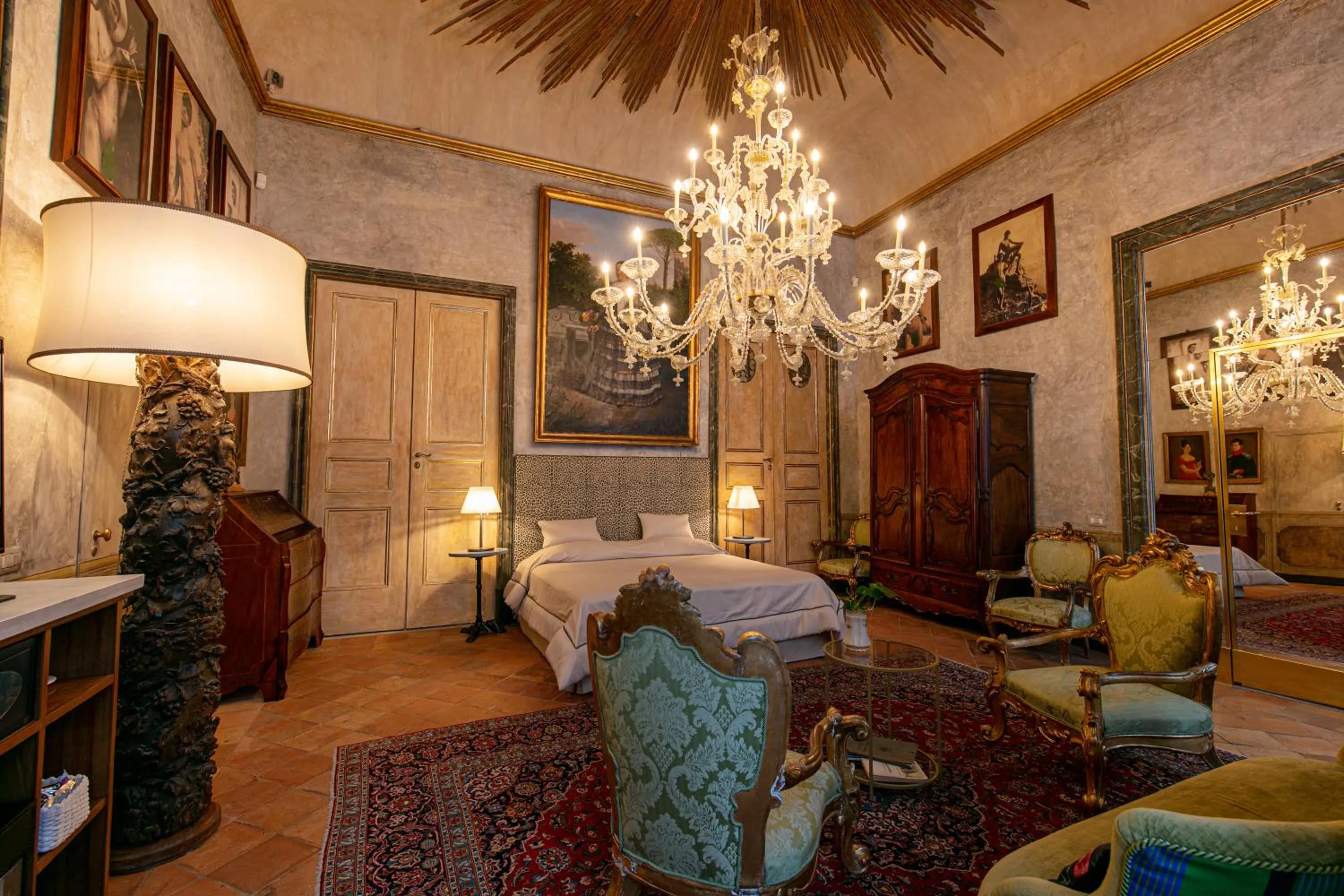 Bed in Palazzo Doria Napoli