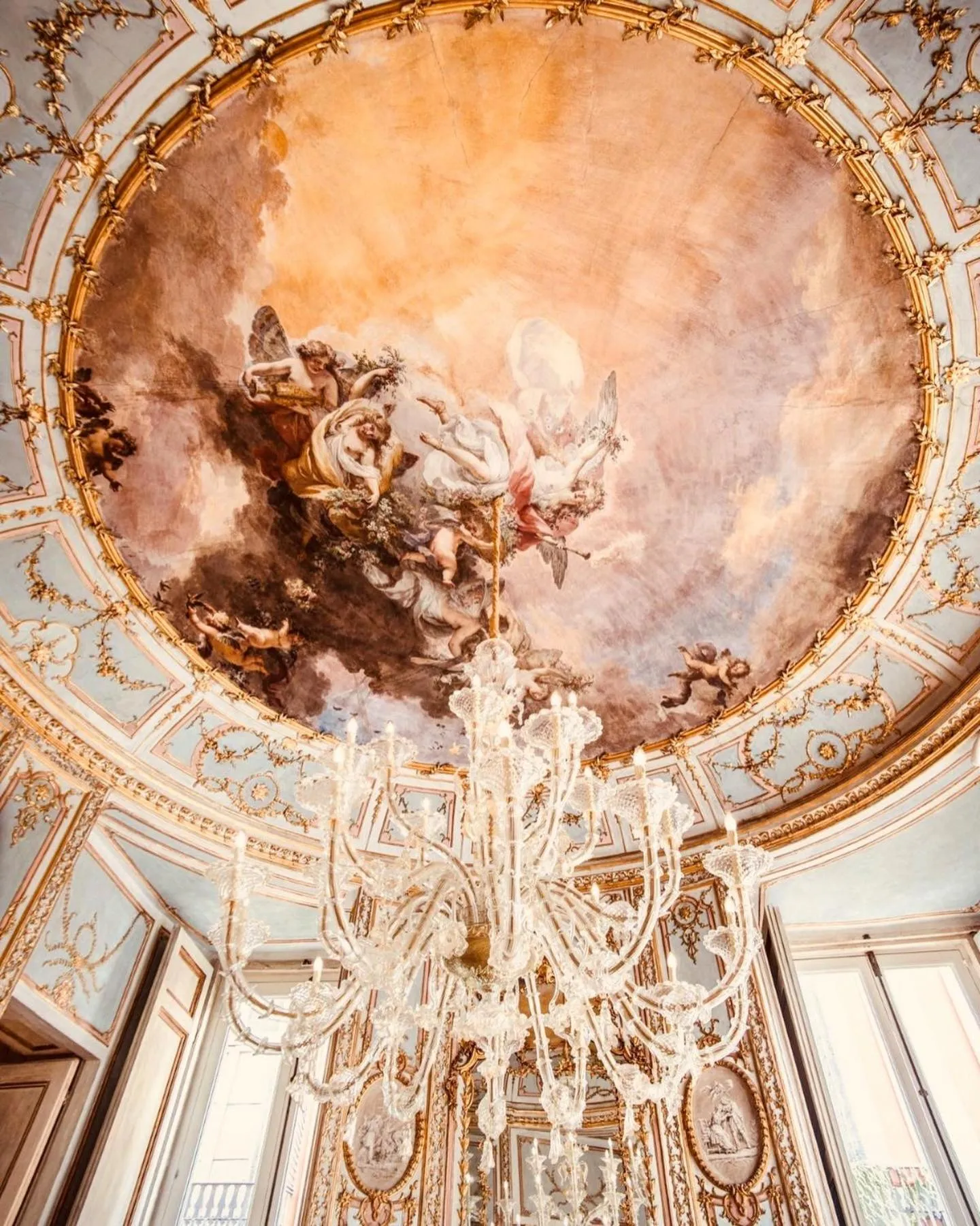 Decorative detail in Palazzo Doria Napoli
