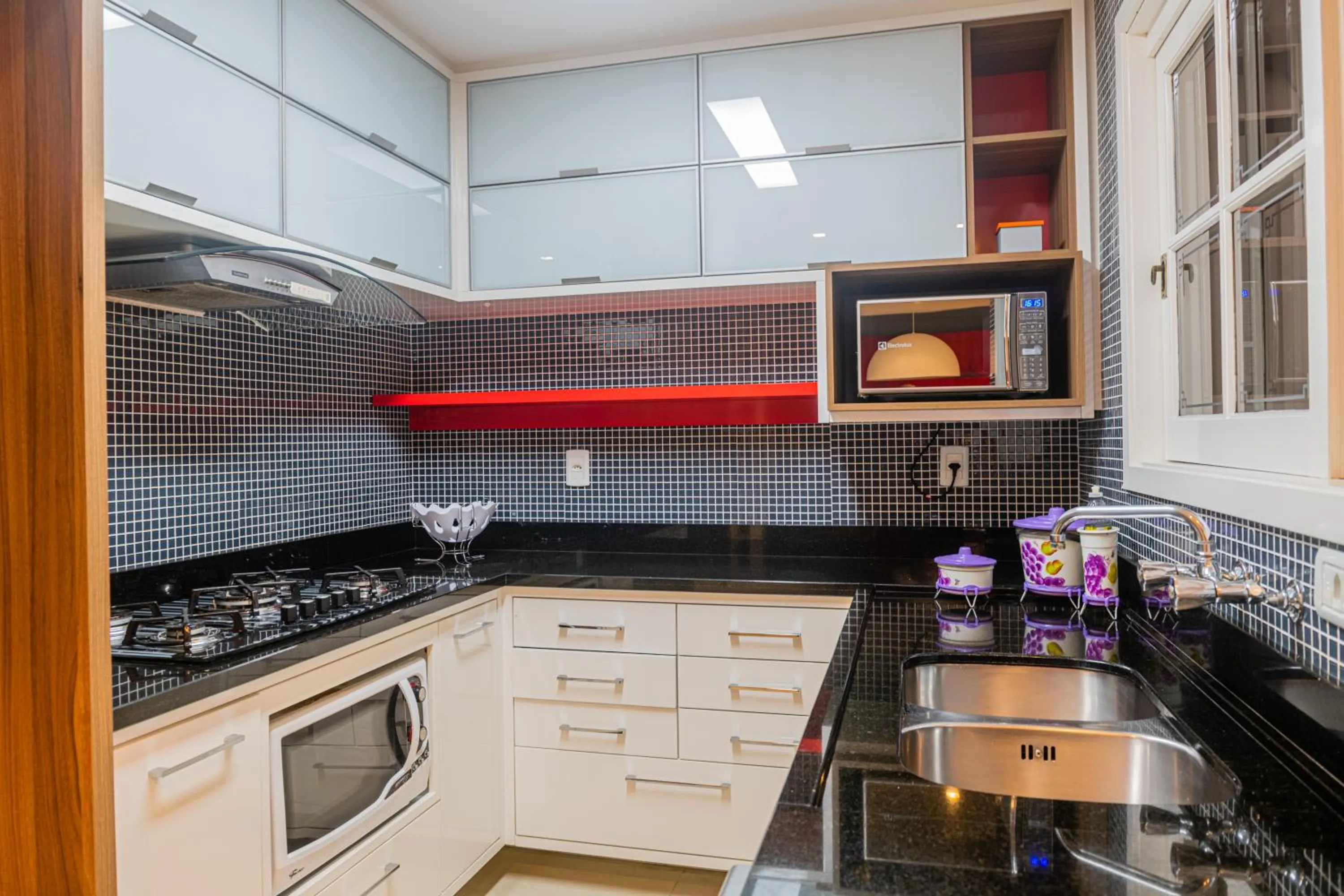 Communal kitchen in FIKA Residence