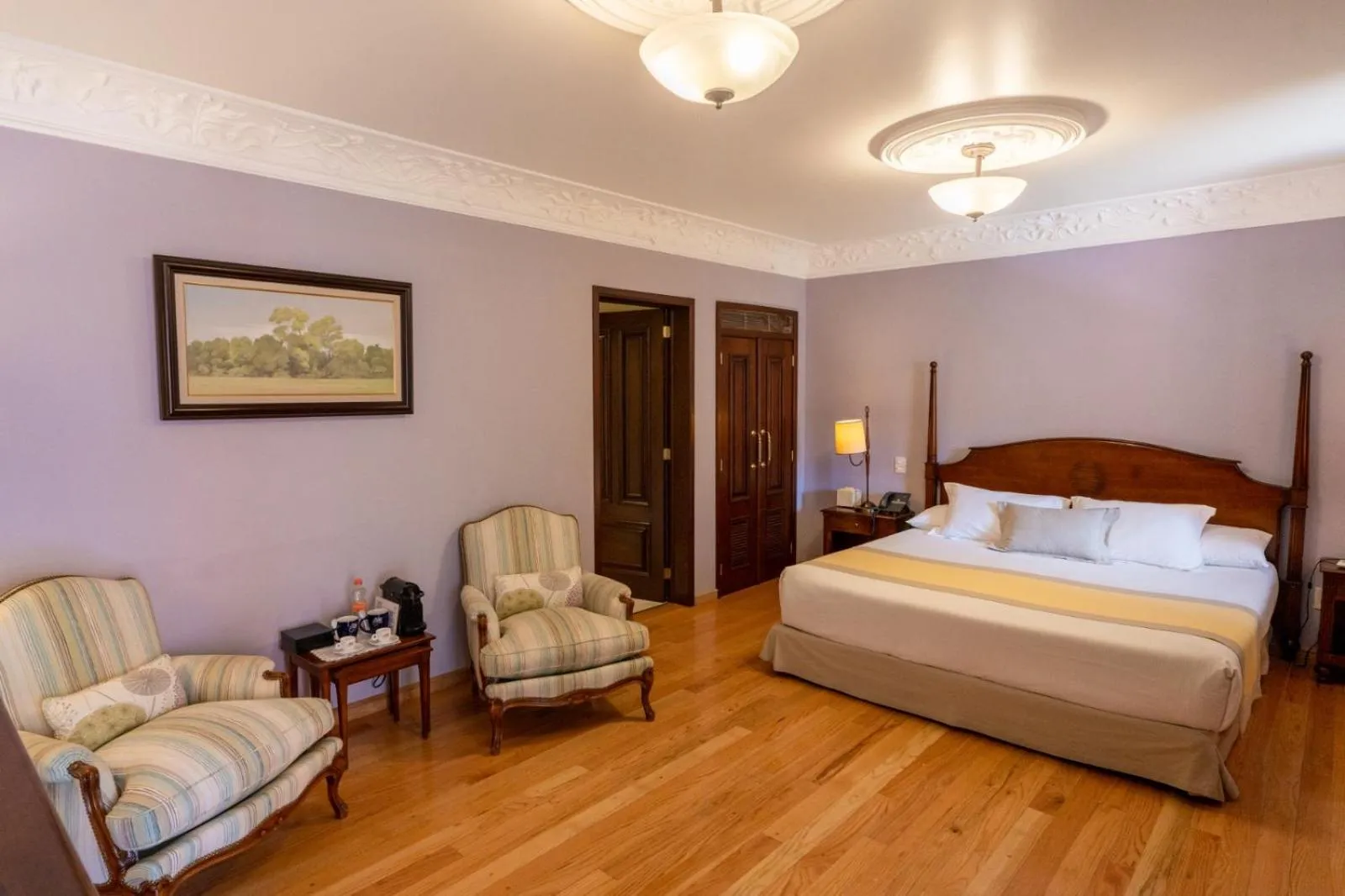 Bed in Villa Maria Cristina Hotel